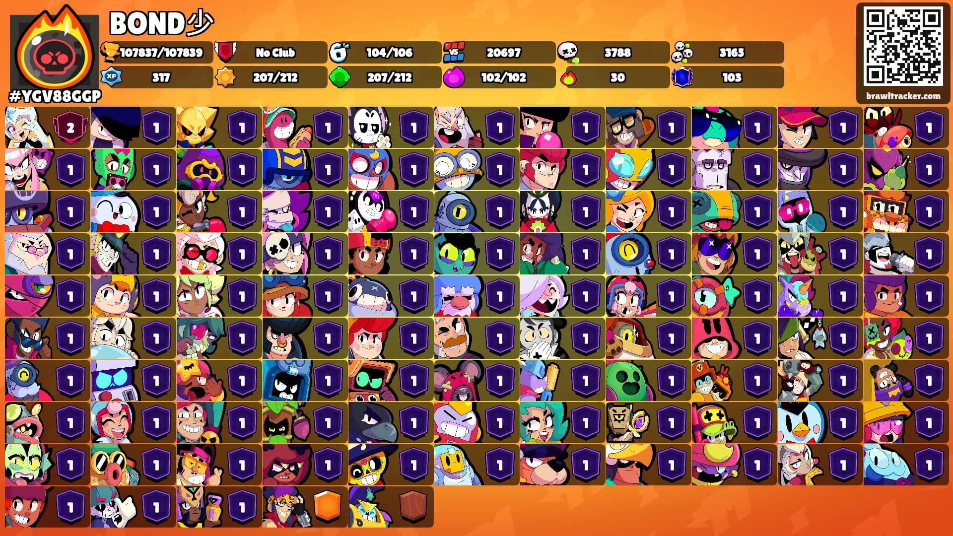 BOND少's Ranks