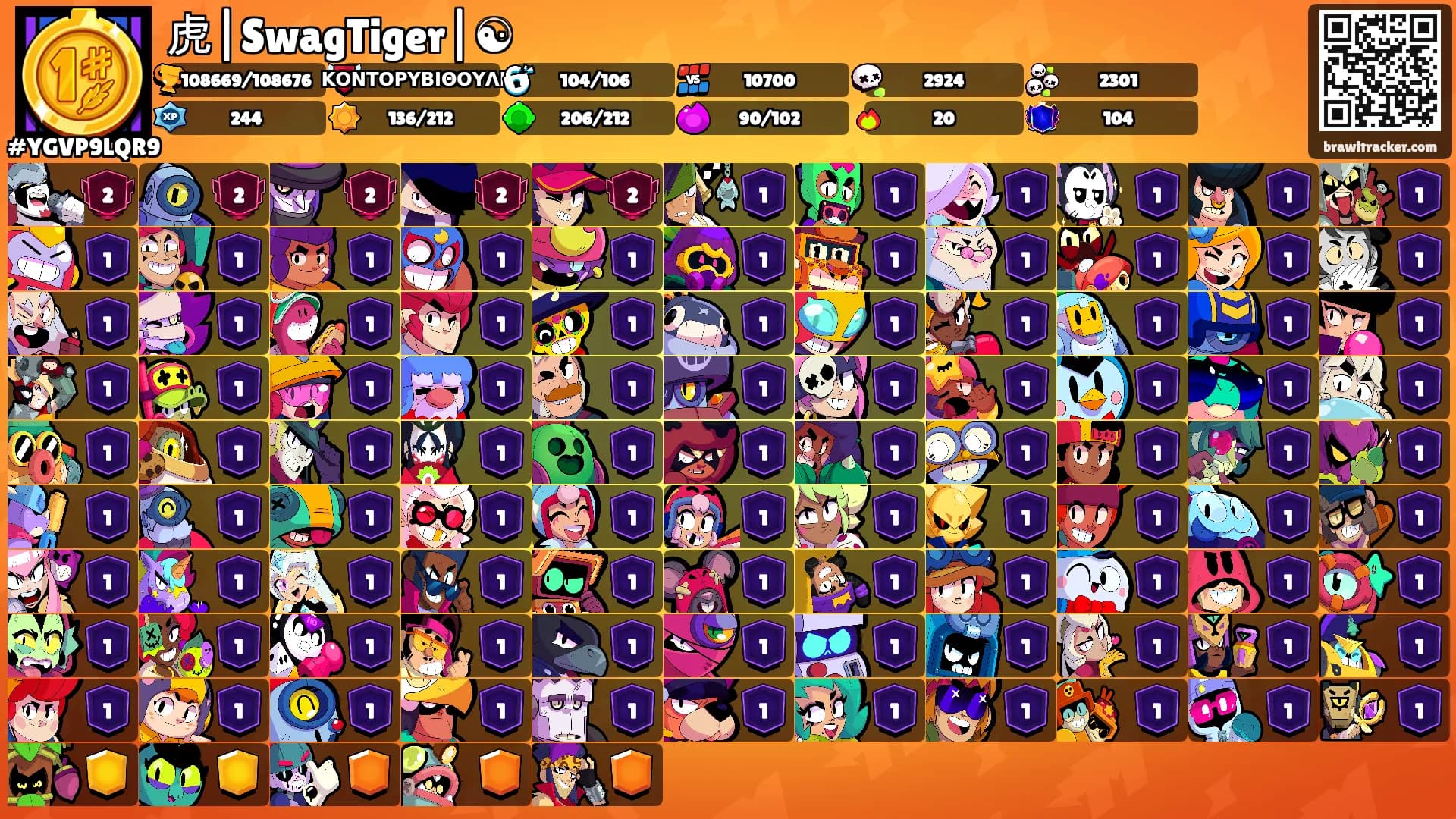 虎|SwagTiger|☯︎'s Ranks