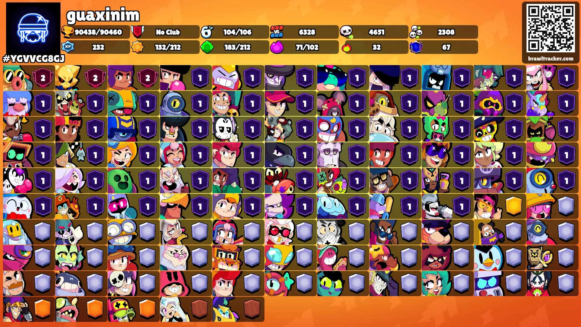 guaxinim's Ranks