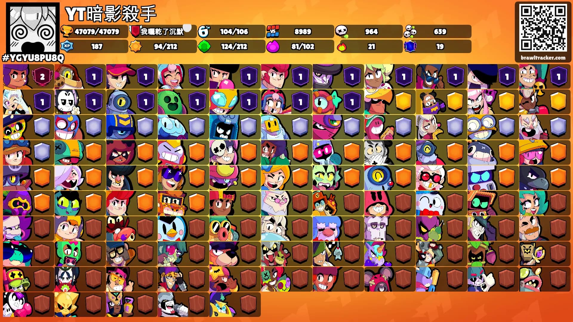 YT暗影殺手's Ranks