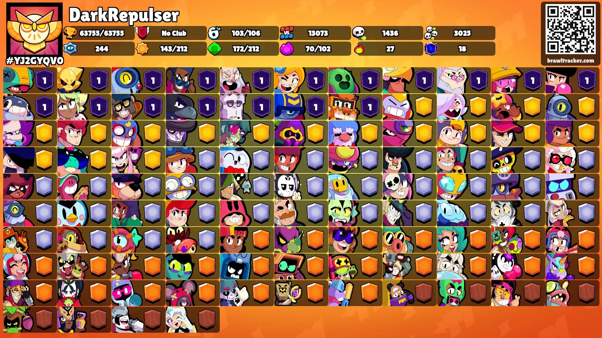 DarkRepulser's Ranks