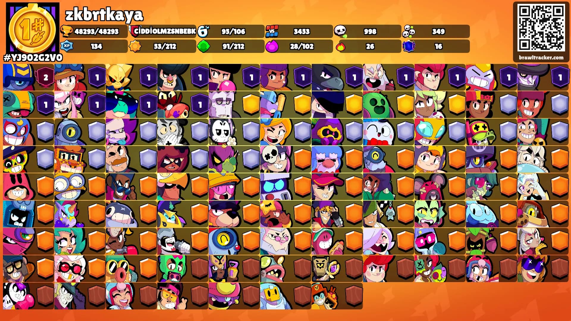 zkbrtkaya's Ranks
