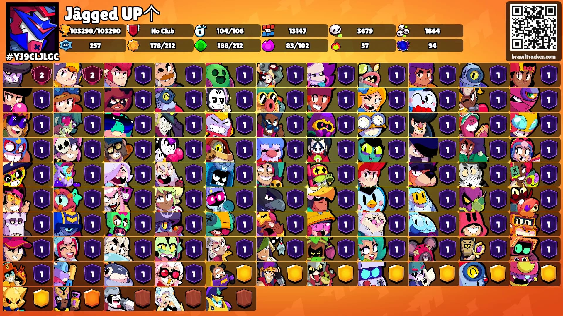 Jâgged UP个's Ranks