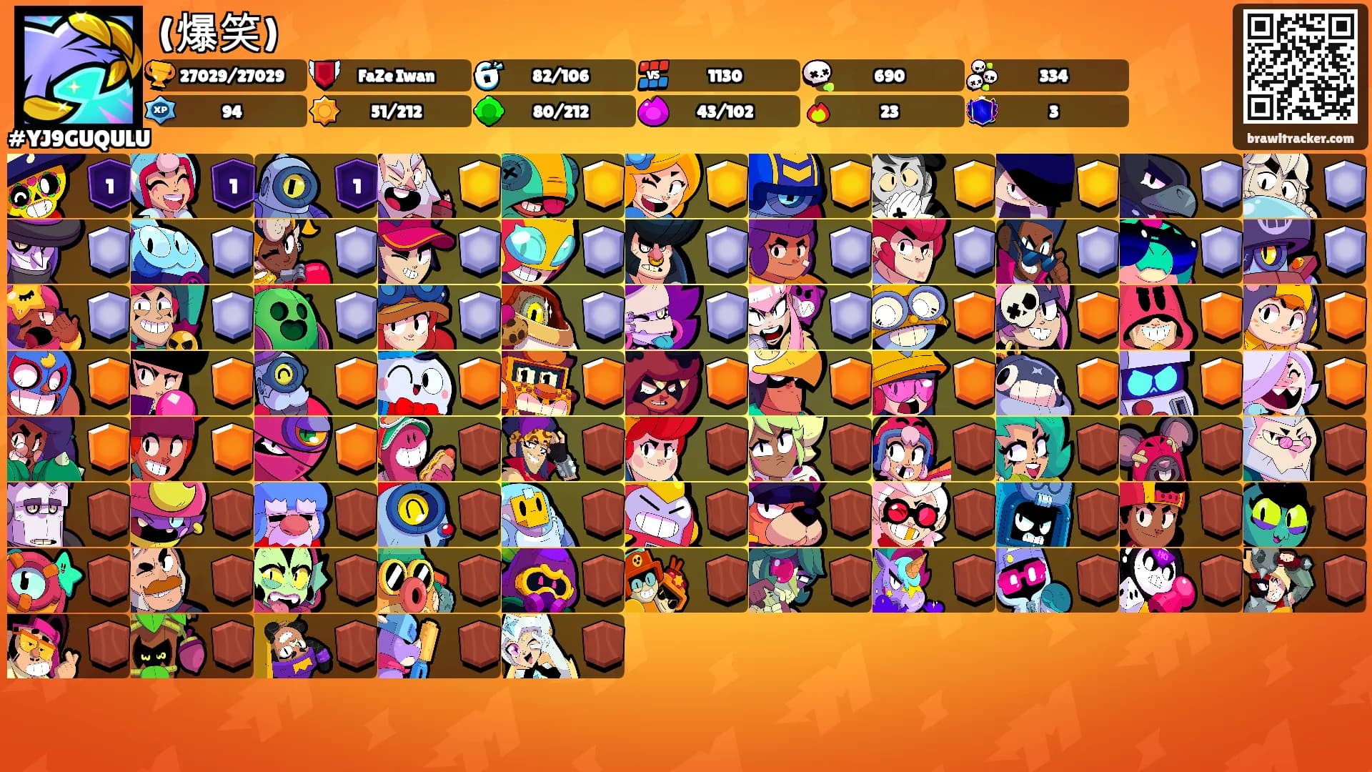 (爆笑)'s Ranks