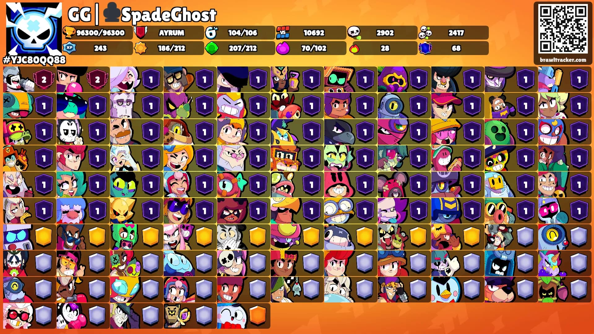 GG|♣️SpadeGhost's Ranks