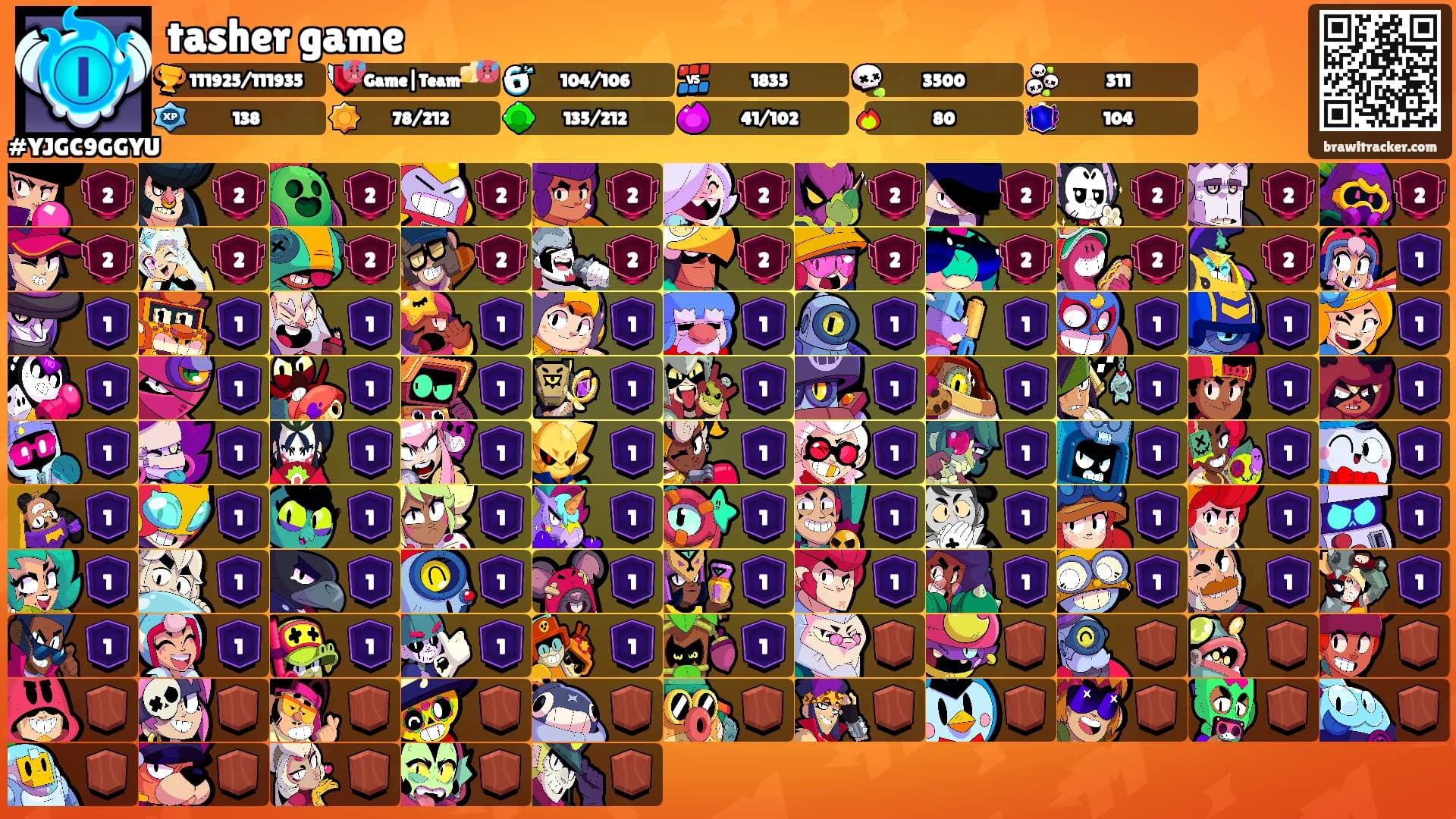 tasher game's Ranks