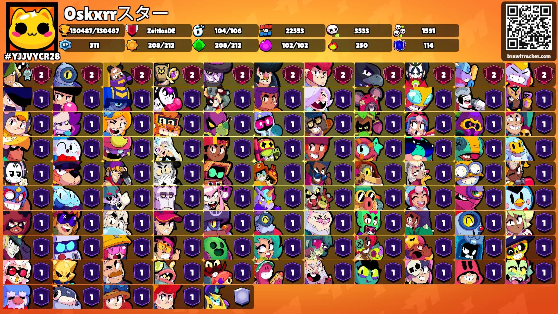 Oskxrrスター's Ranks