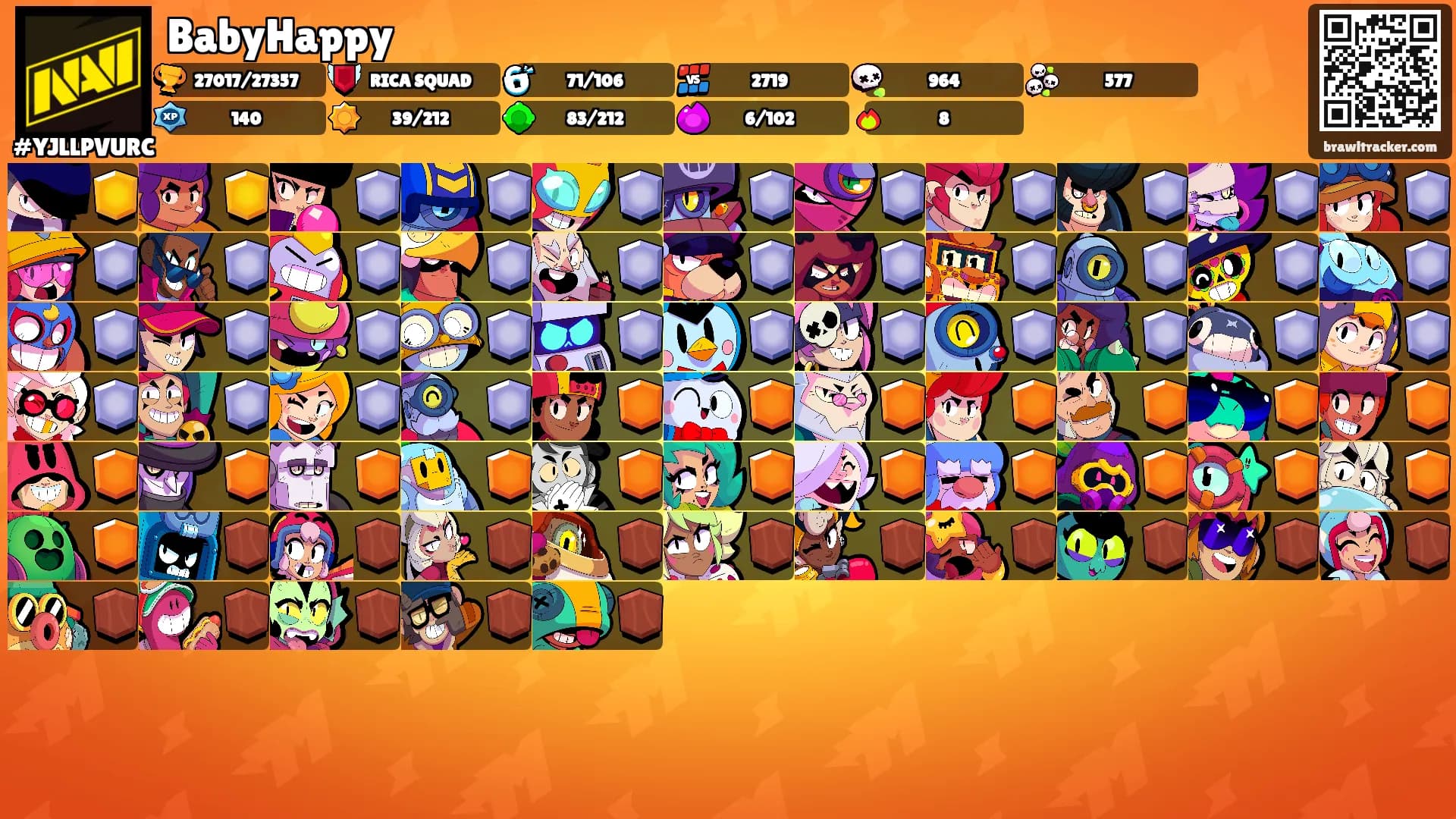 BabyHappy's Ranks