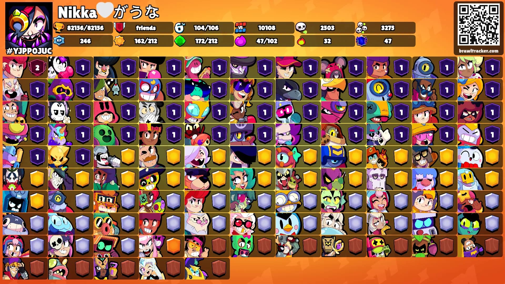 Nikka🤍がうな's Ranks