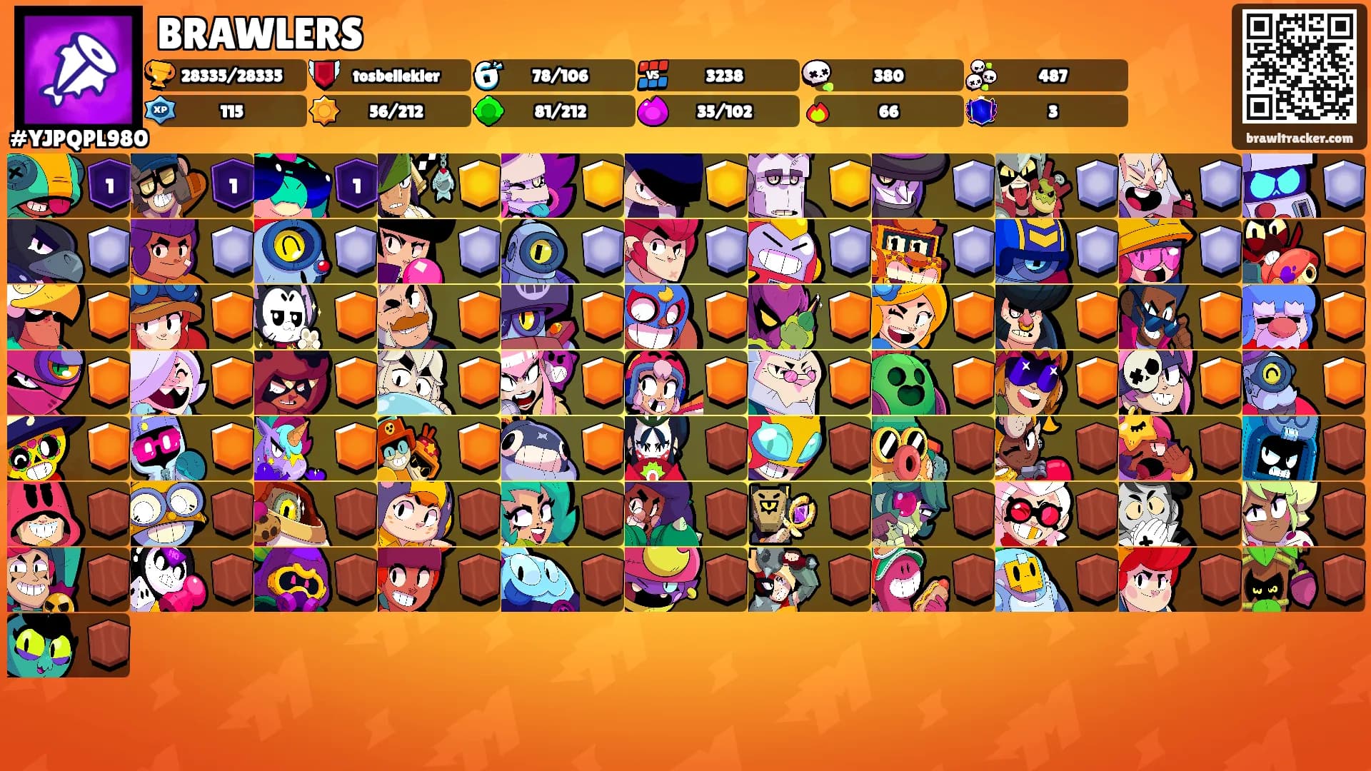 BRAWLERS's Ranks