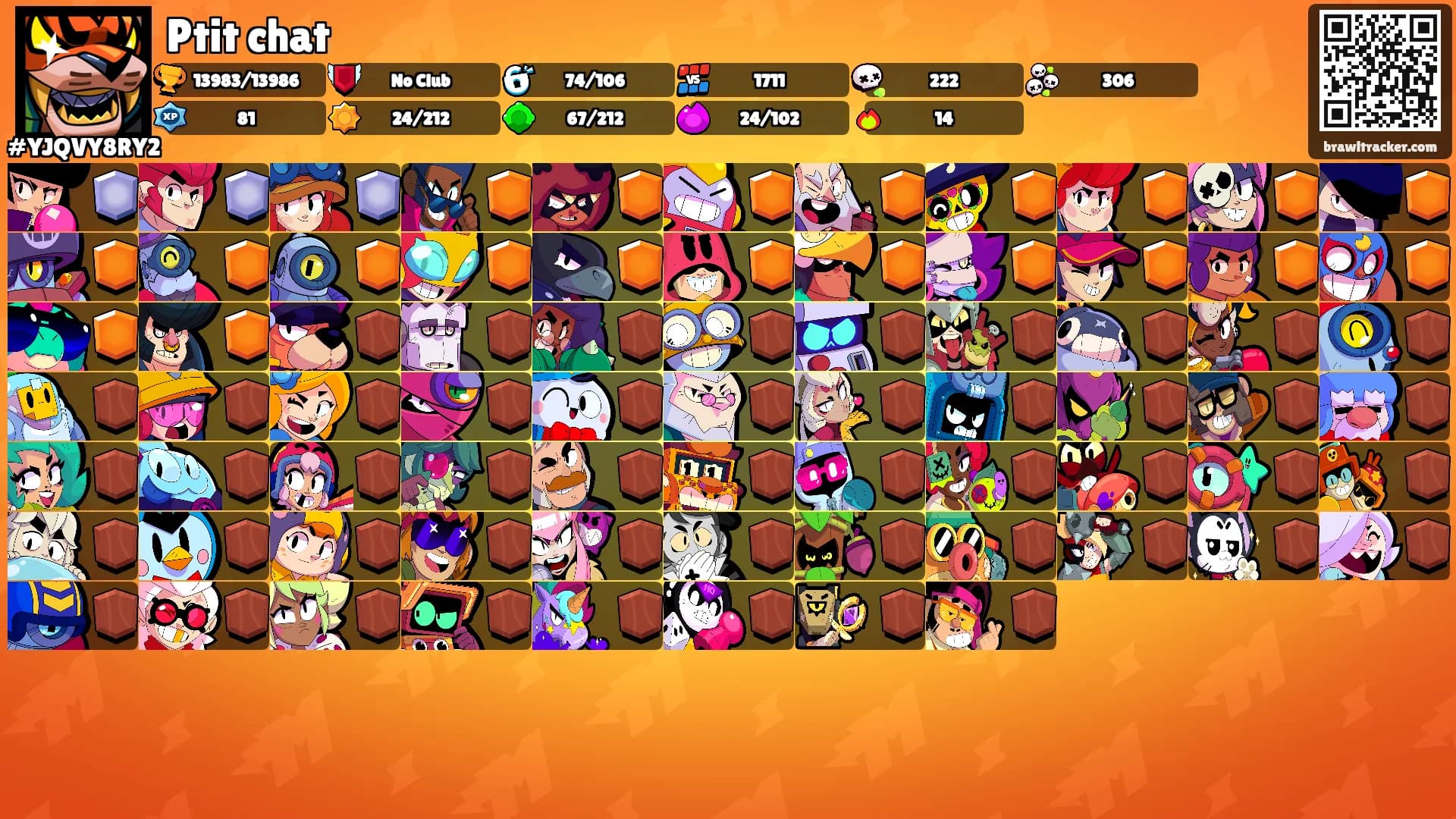 Ptit chat's Ranks