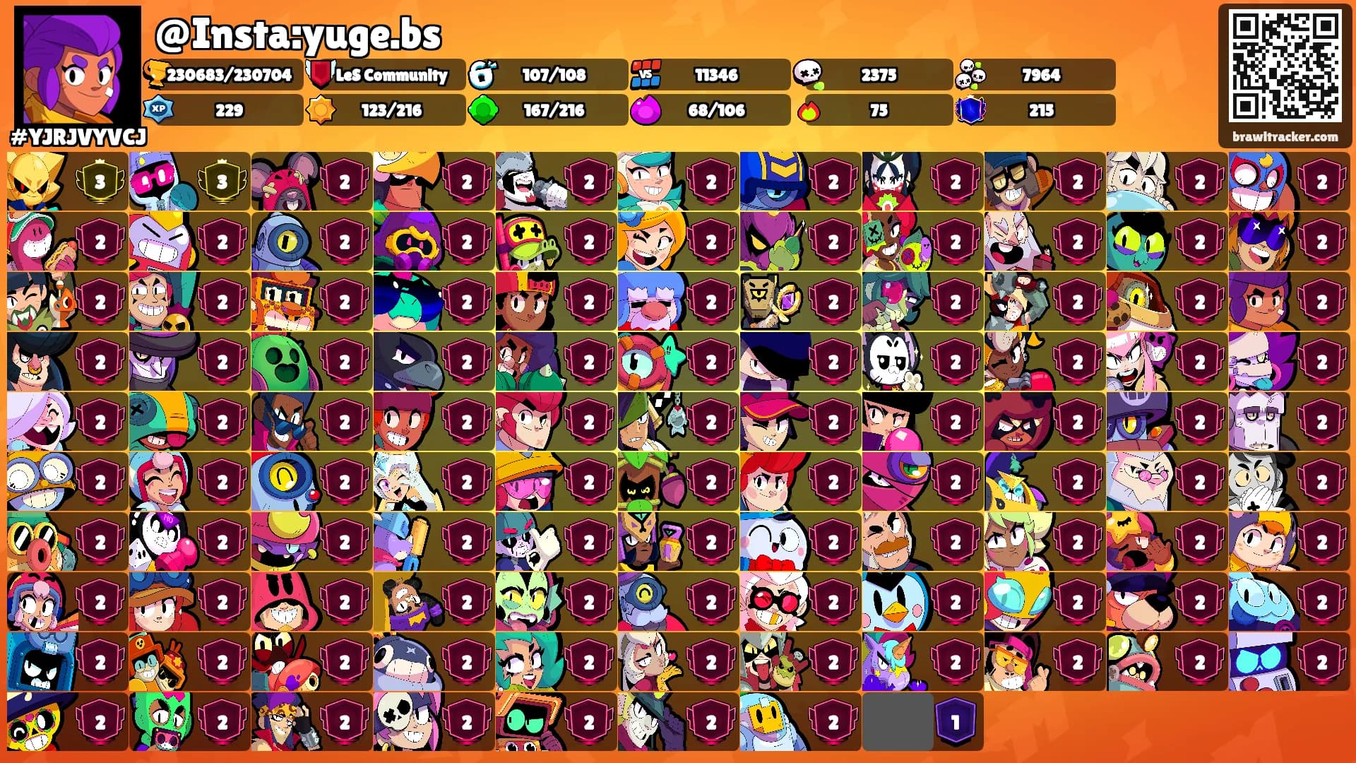 @Insta:yuge.bs's Ranks