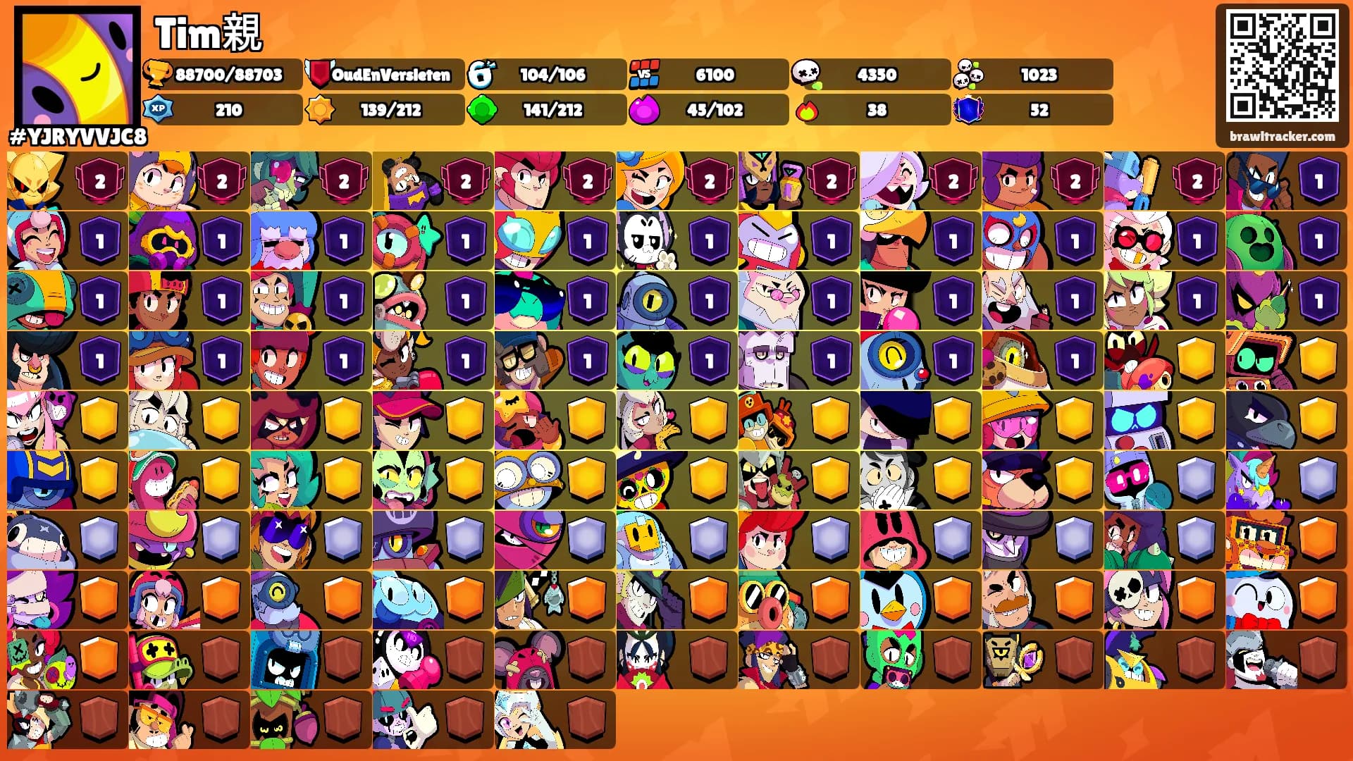 Tim親's Ranks