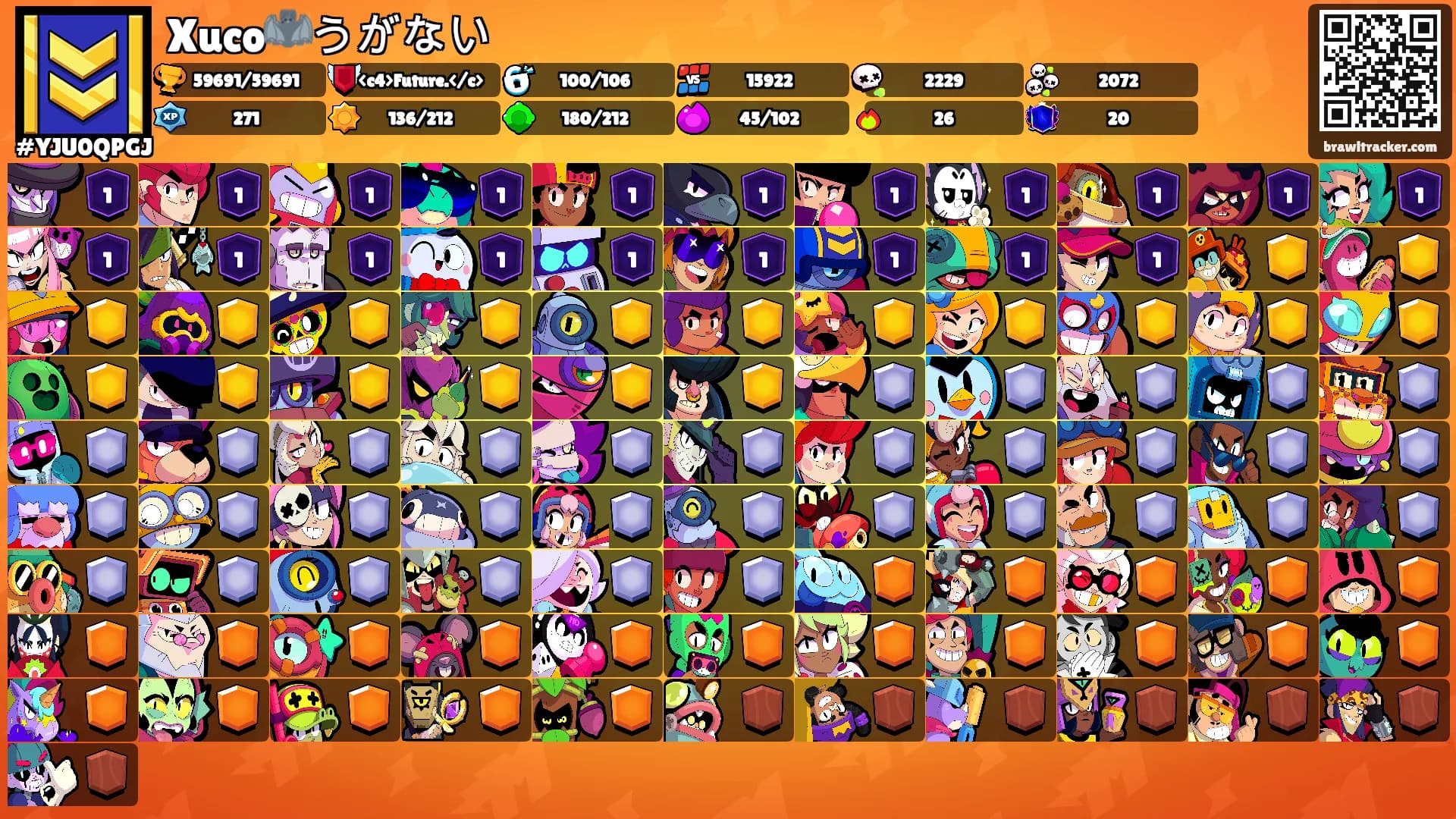 Xuco🦇うがない's Ranks