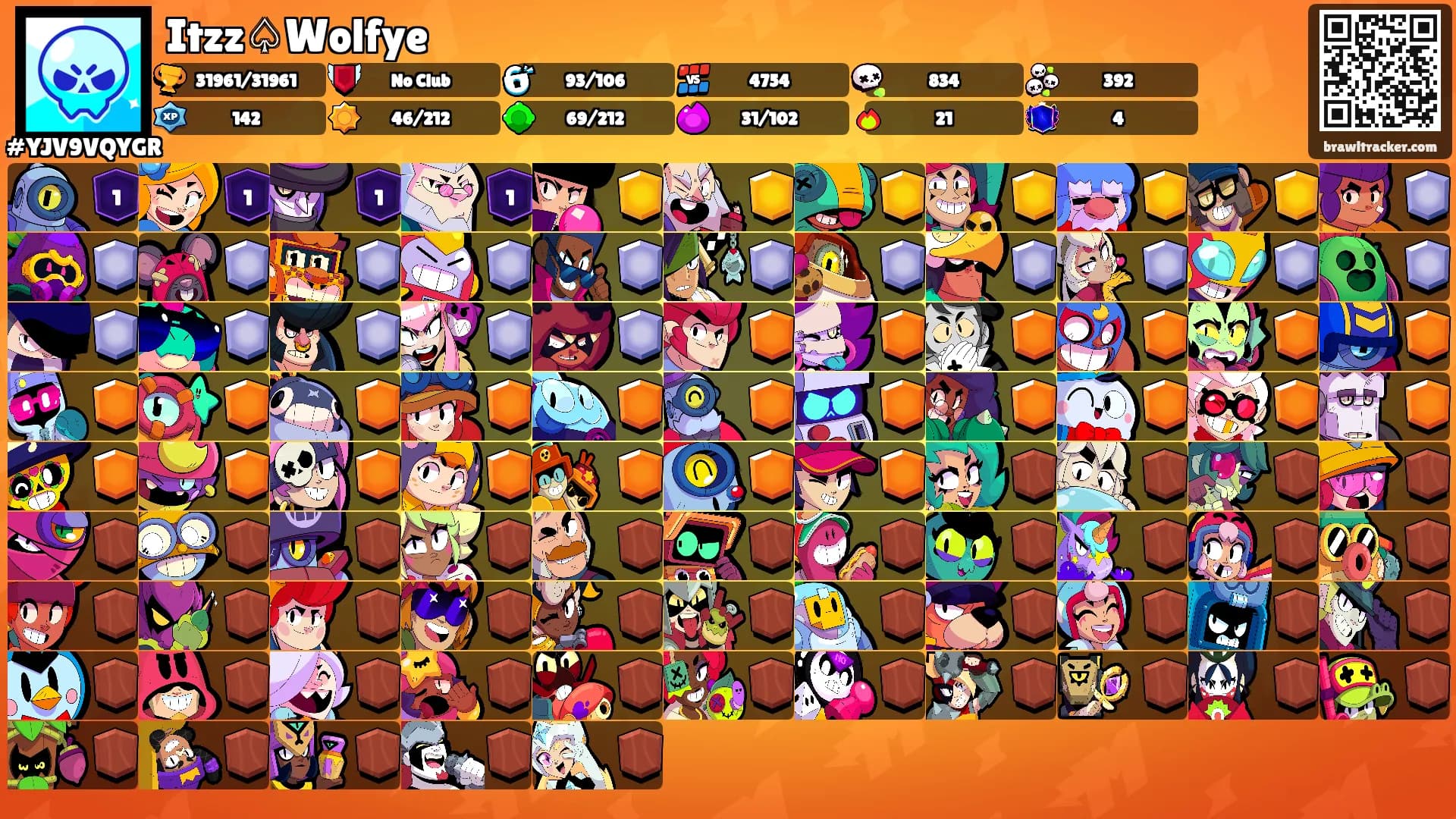 Itzz♤Wolfye's Ranks