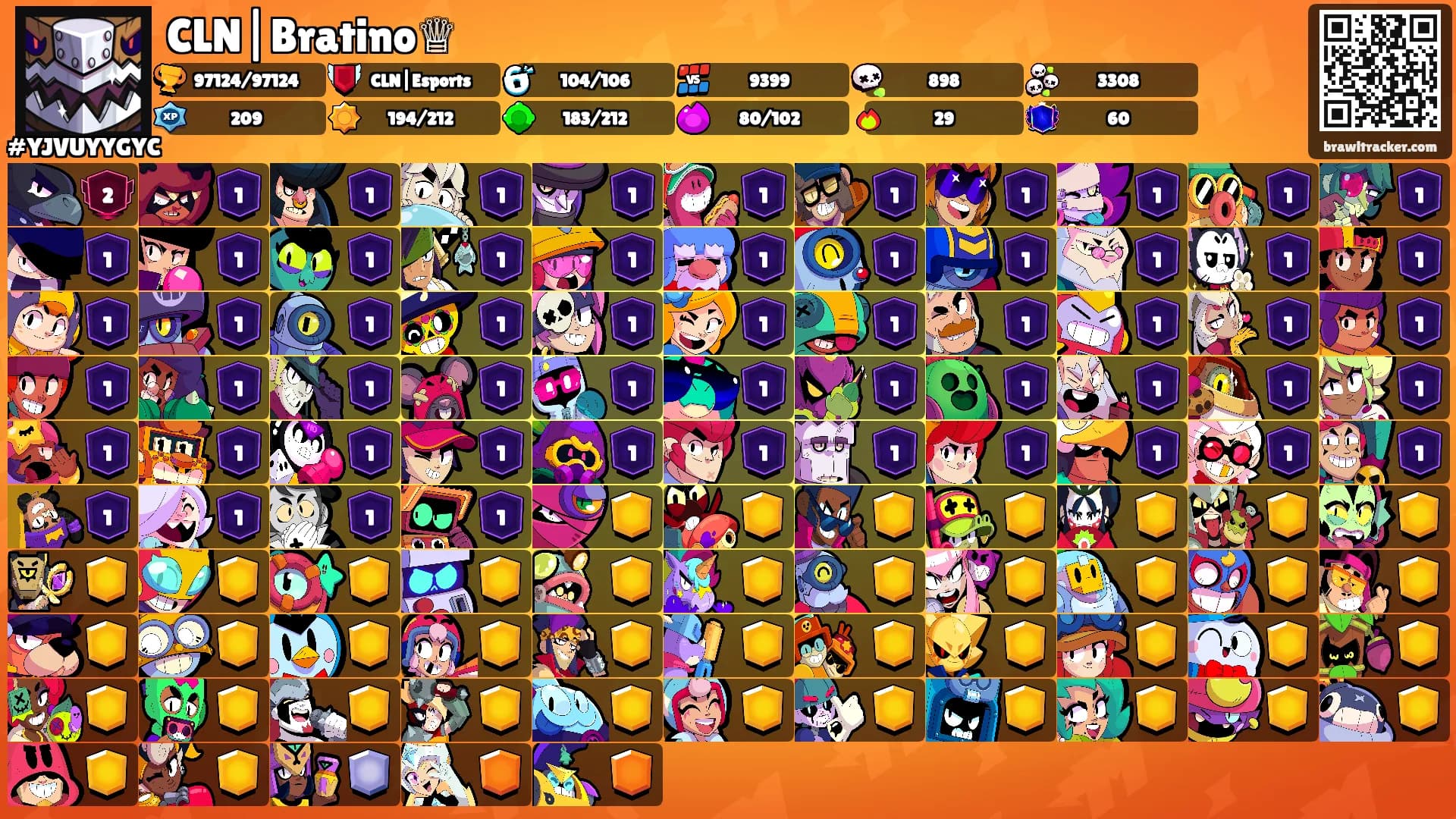 CLN|Bratino♕'s Ranks