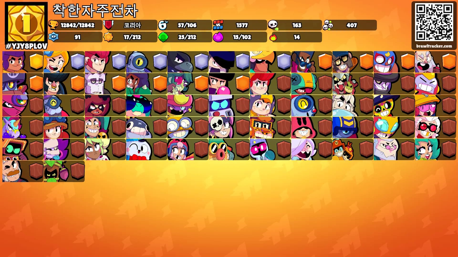 착한자주전차's Ranks