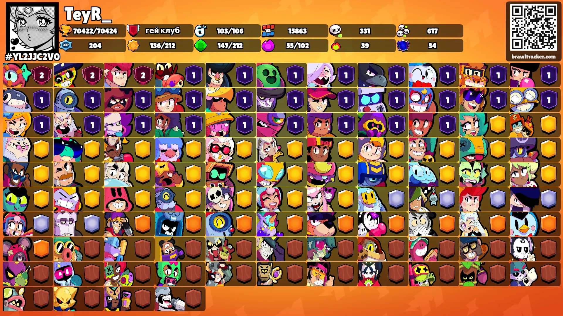 TeyR_'s Ranks