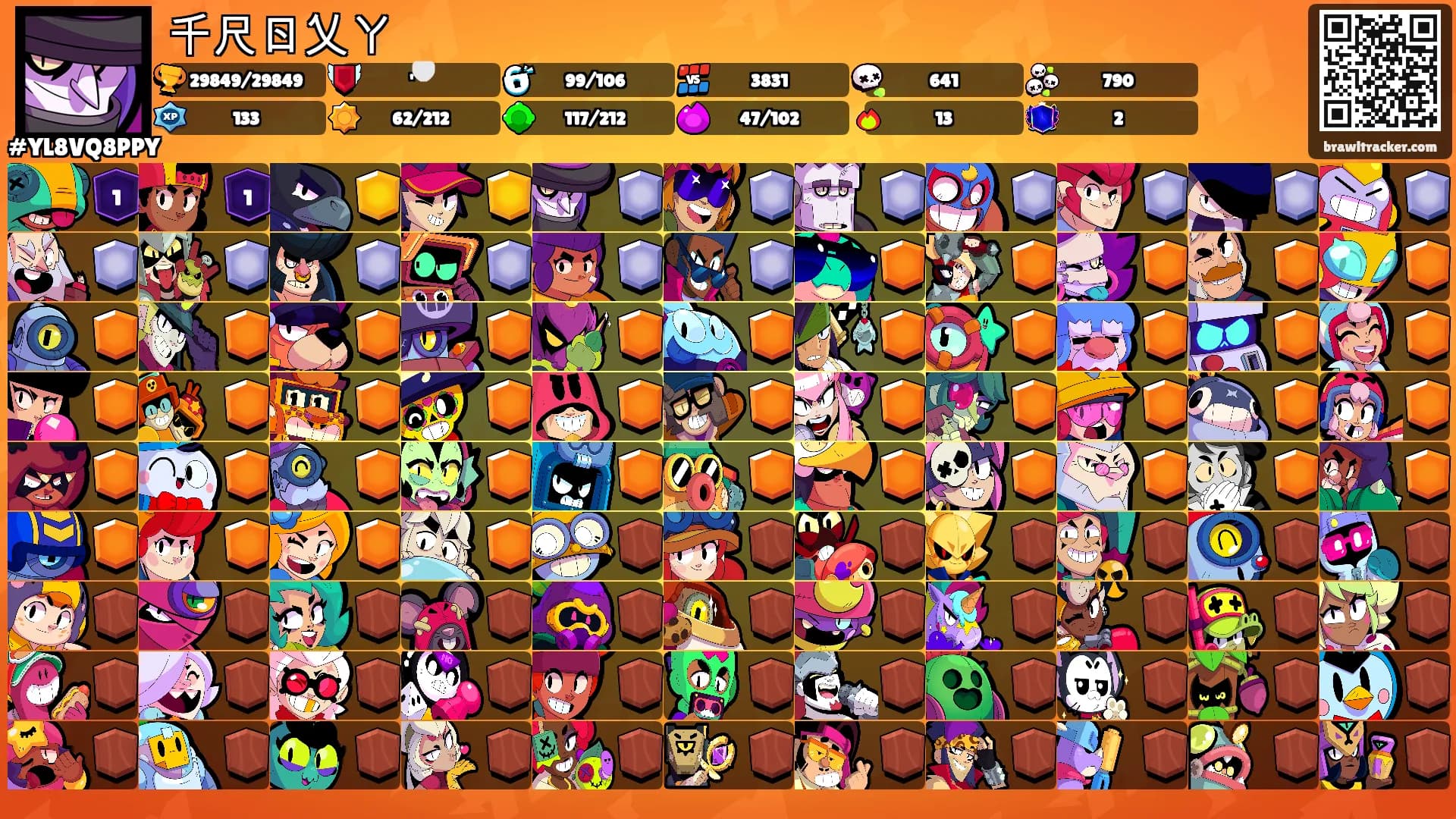 千尺ㄖ乂ㄚ's Ranks