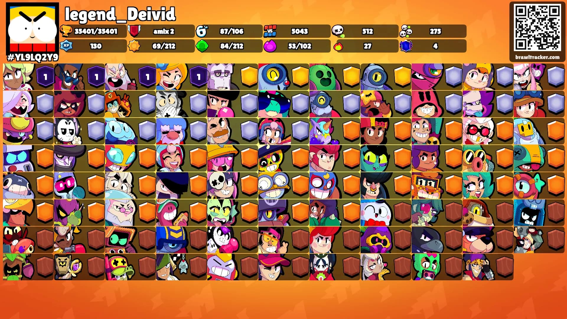 legend_Deivid's Ranks