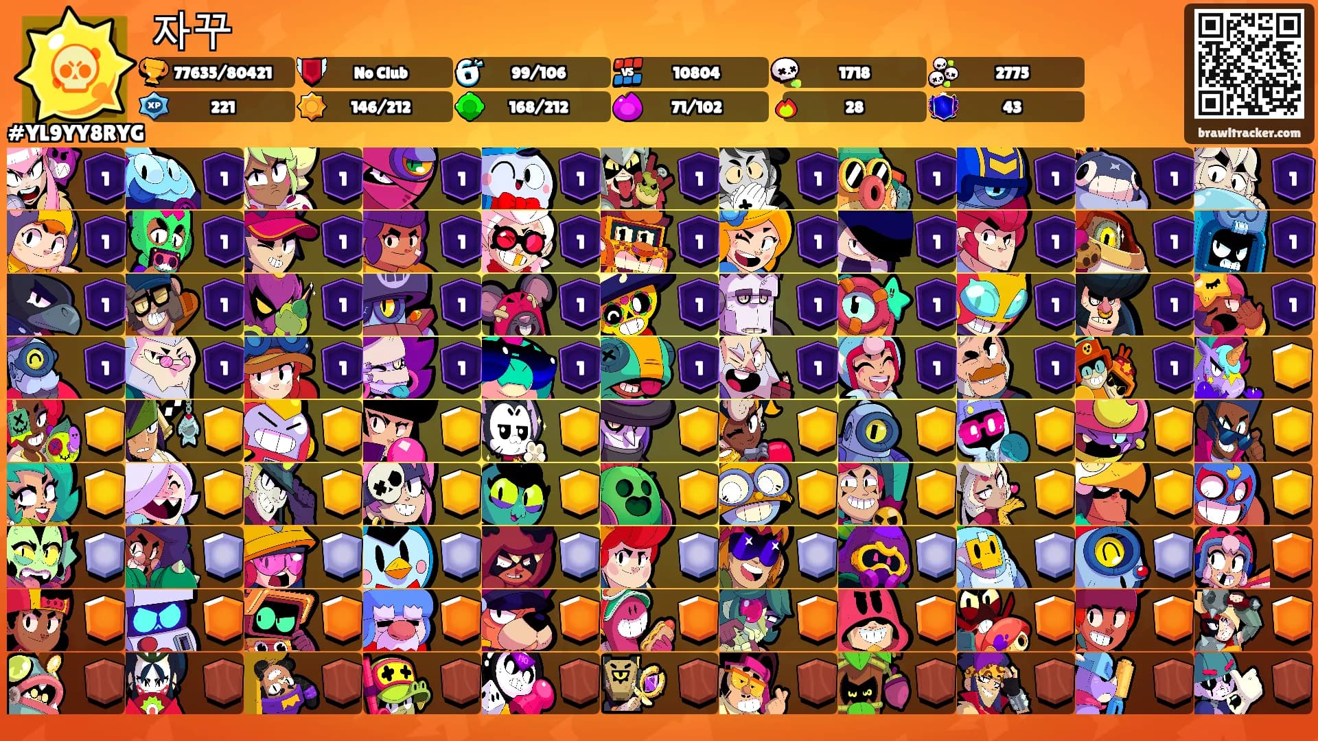 자꾸's Ranks