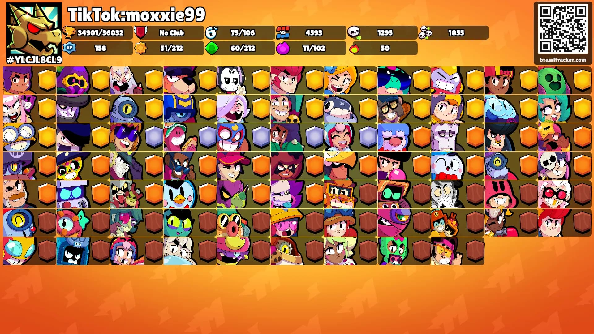 TikTok:moxxie99's Ranks