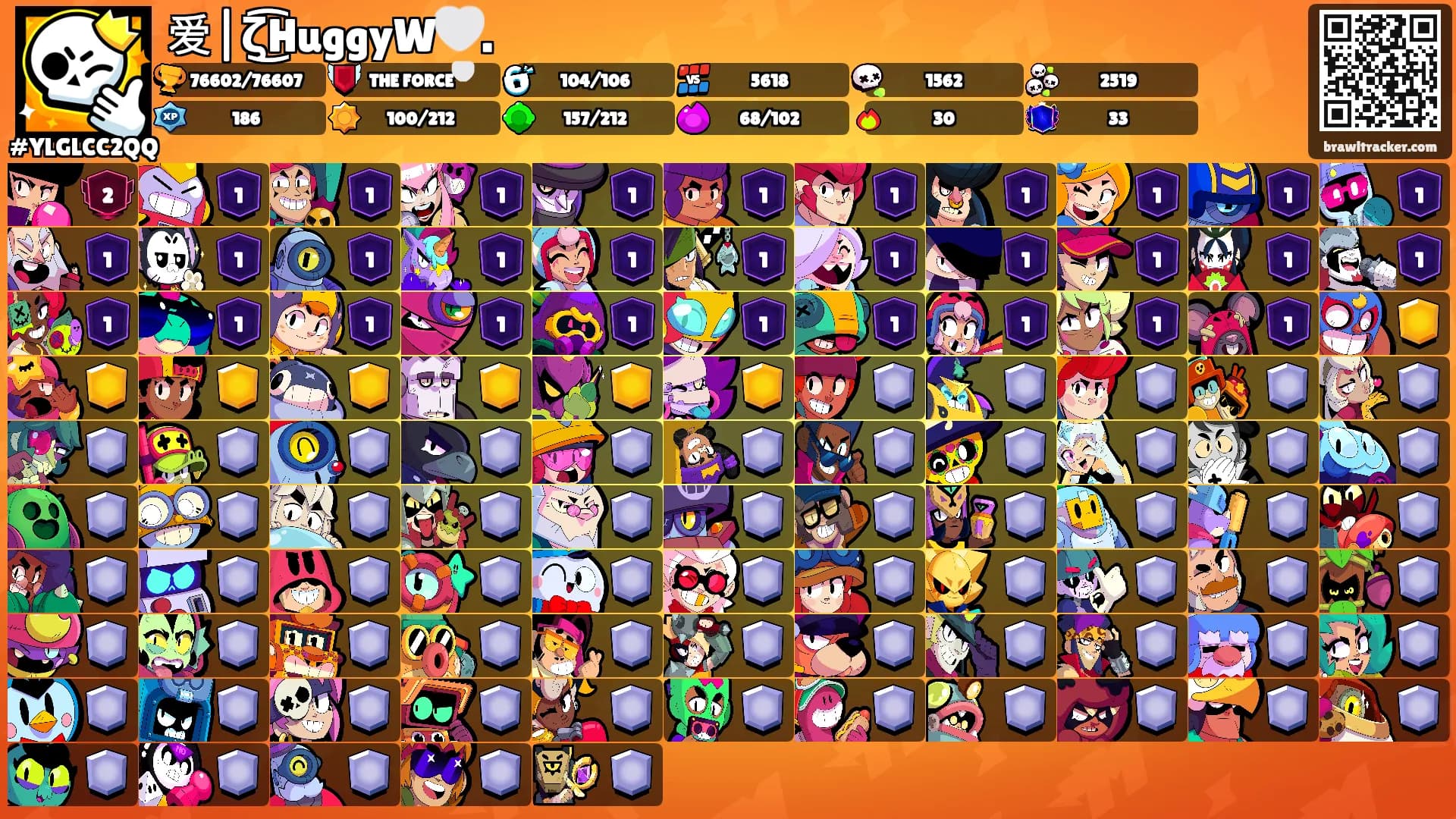 爱|ζ͜͡HuggyW🤍.'s Ranks