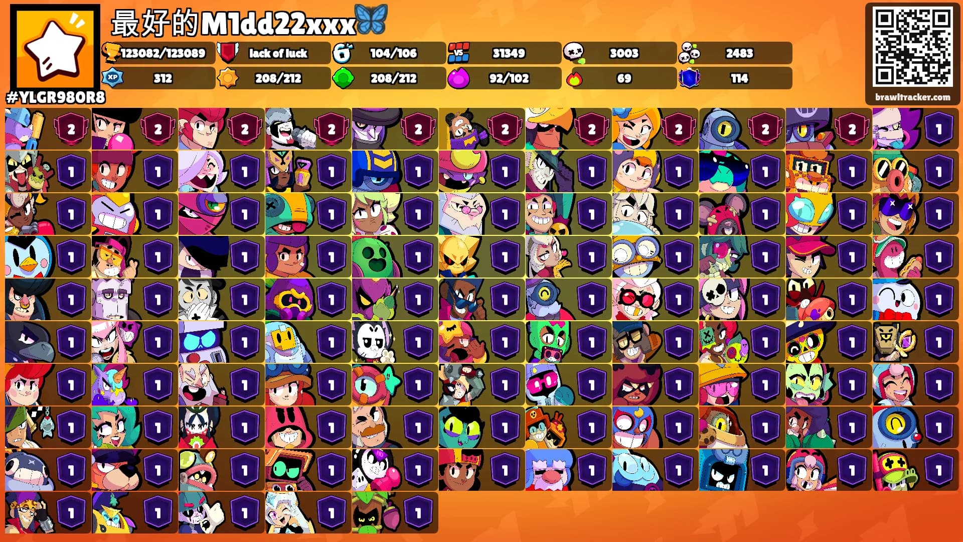 最好的M1dd22xxx🦋's Ranks
