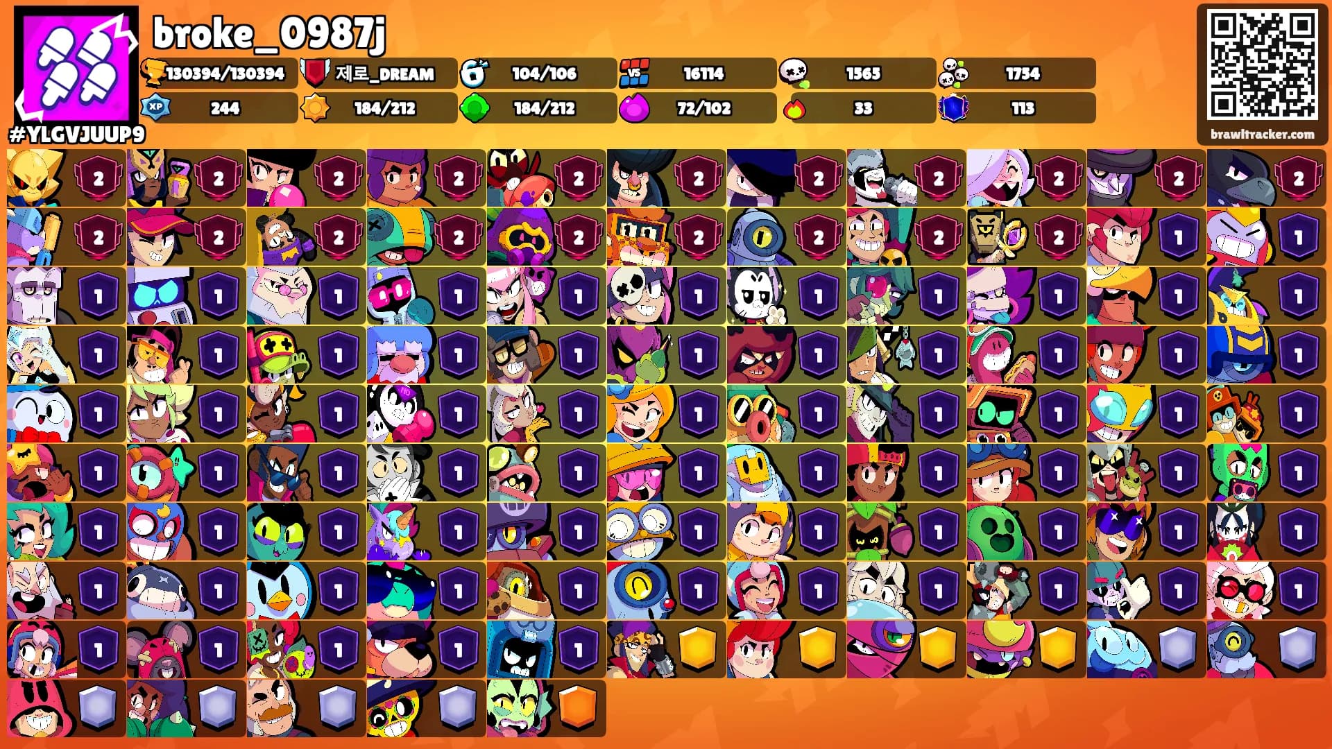 broke_0987j's Ranks