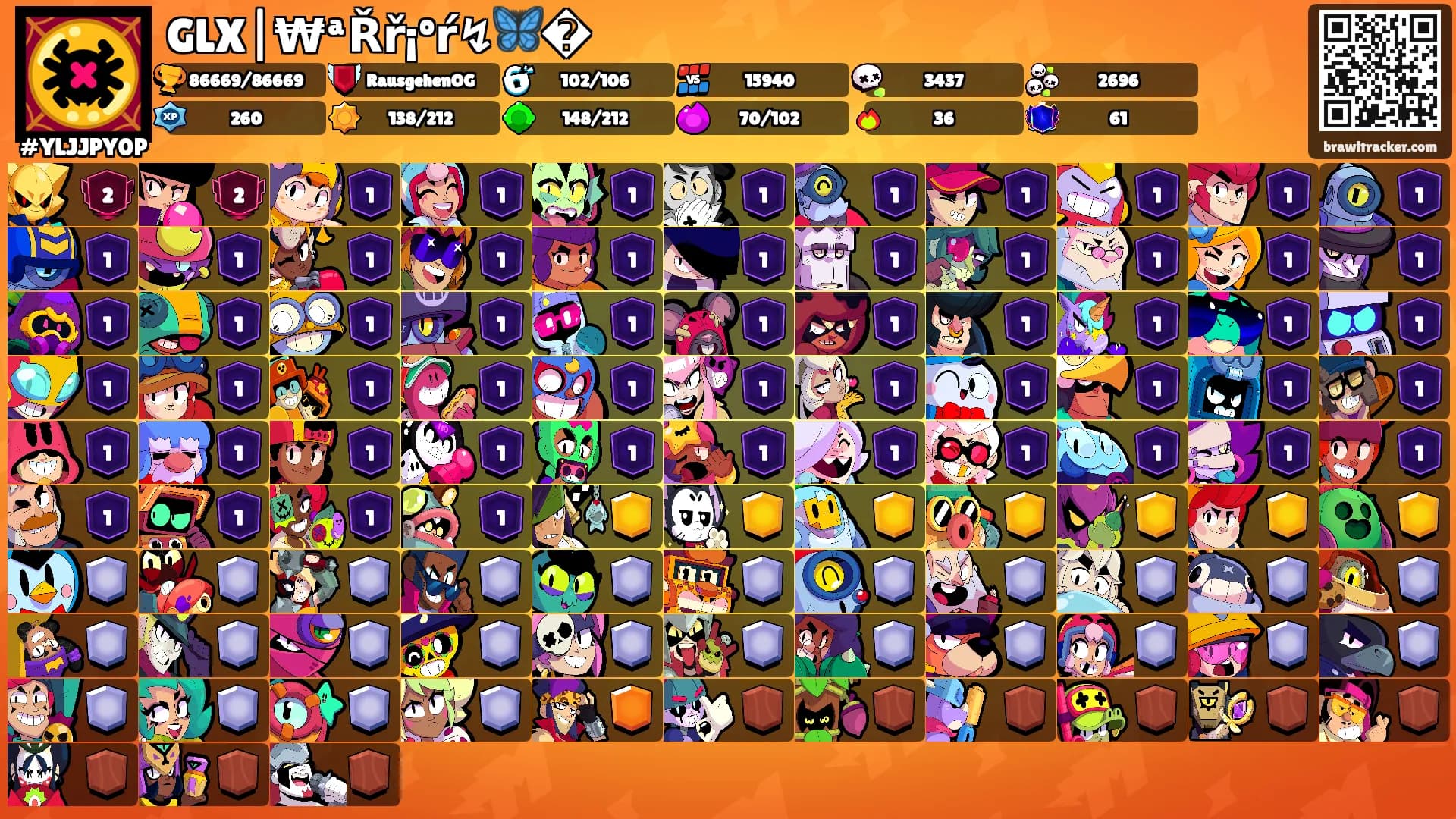 GLX|₩ªŘř¡ºŕ↯🦋�'s Ranks