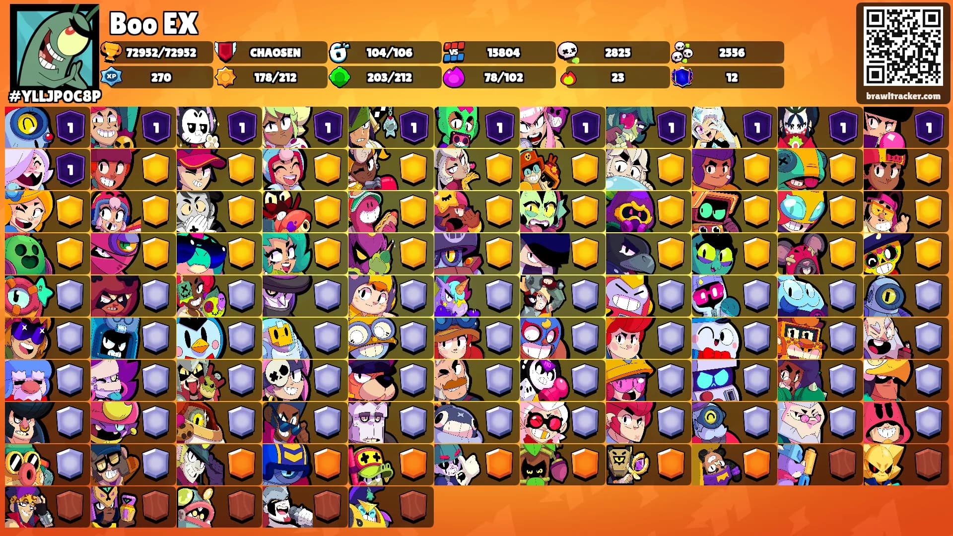 Boo EX's Ranks