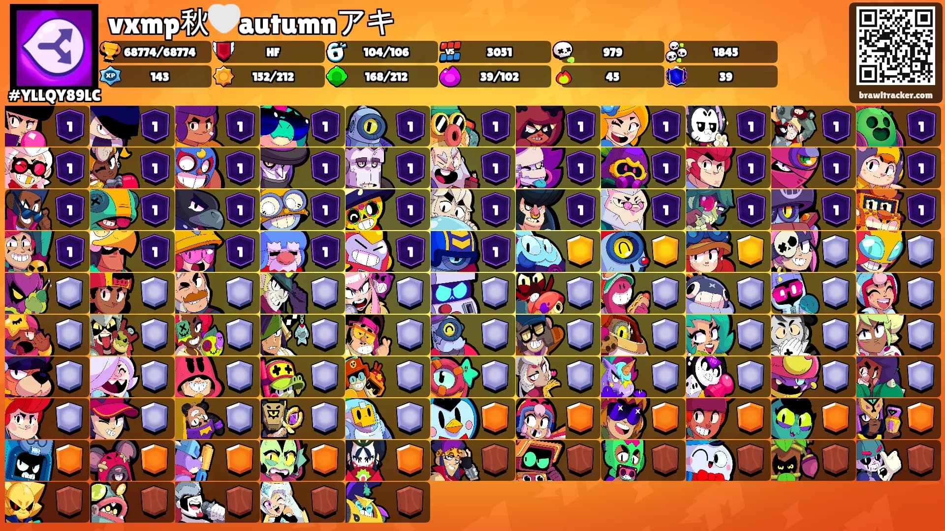 vxmp秋🤍autumnアキ's Ranks