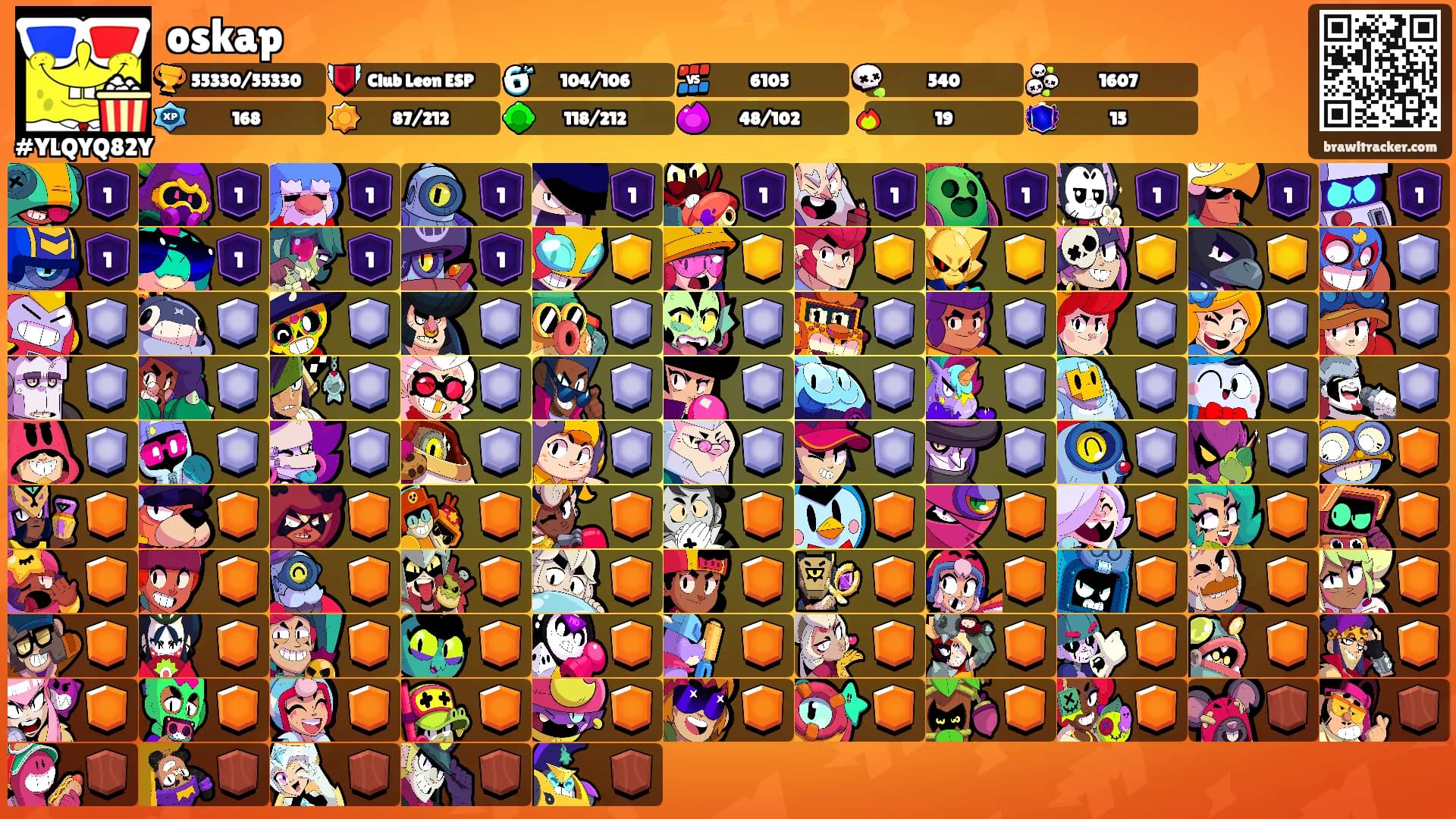 oskap's Ranks