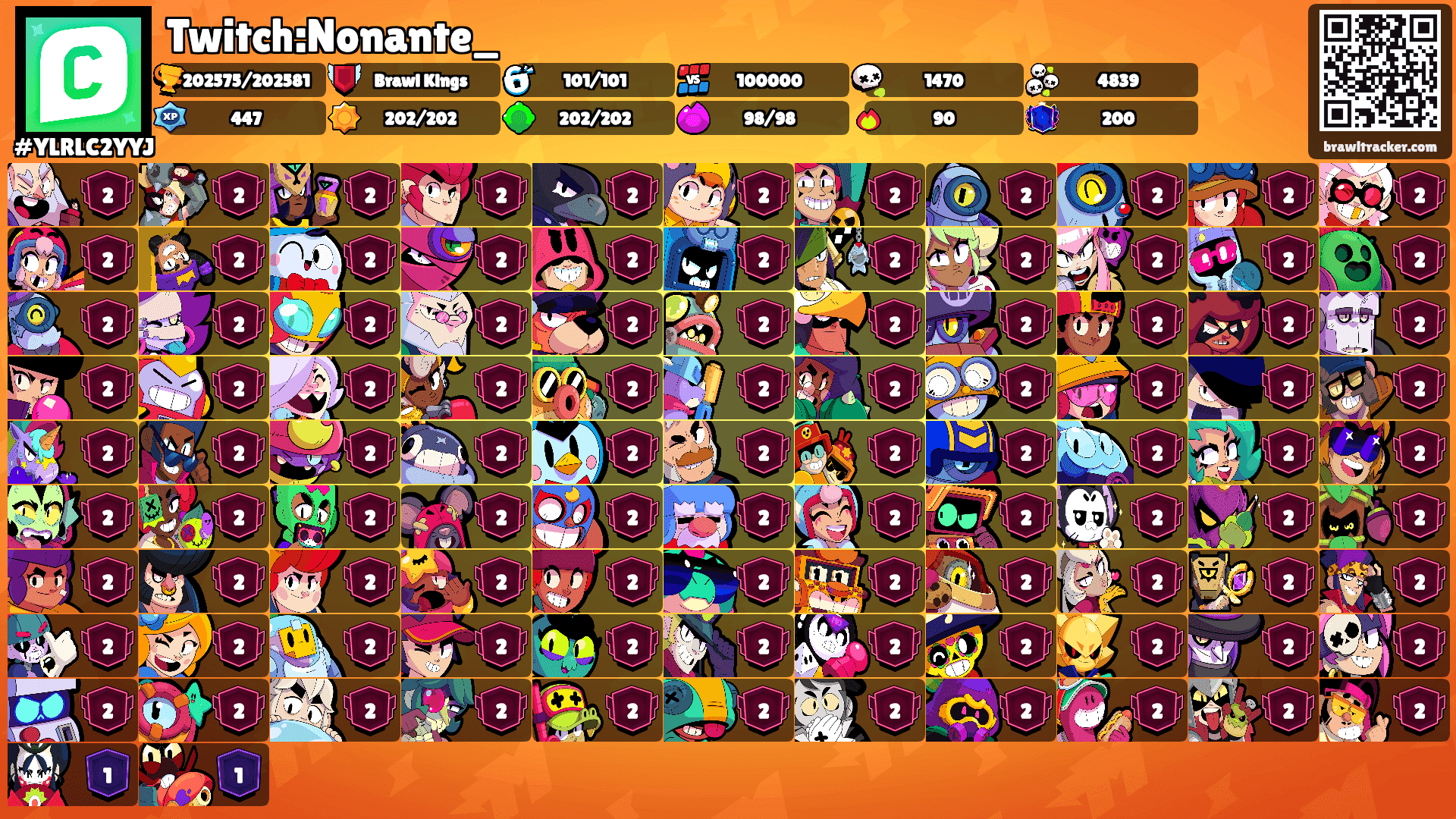 Twitch:Nonante_'s Ranks