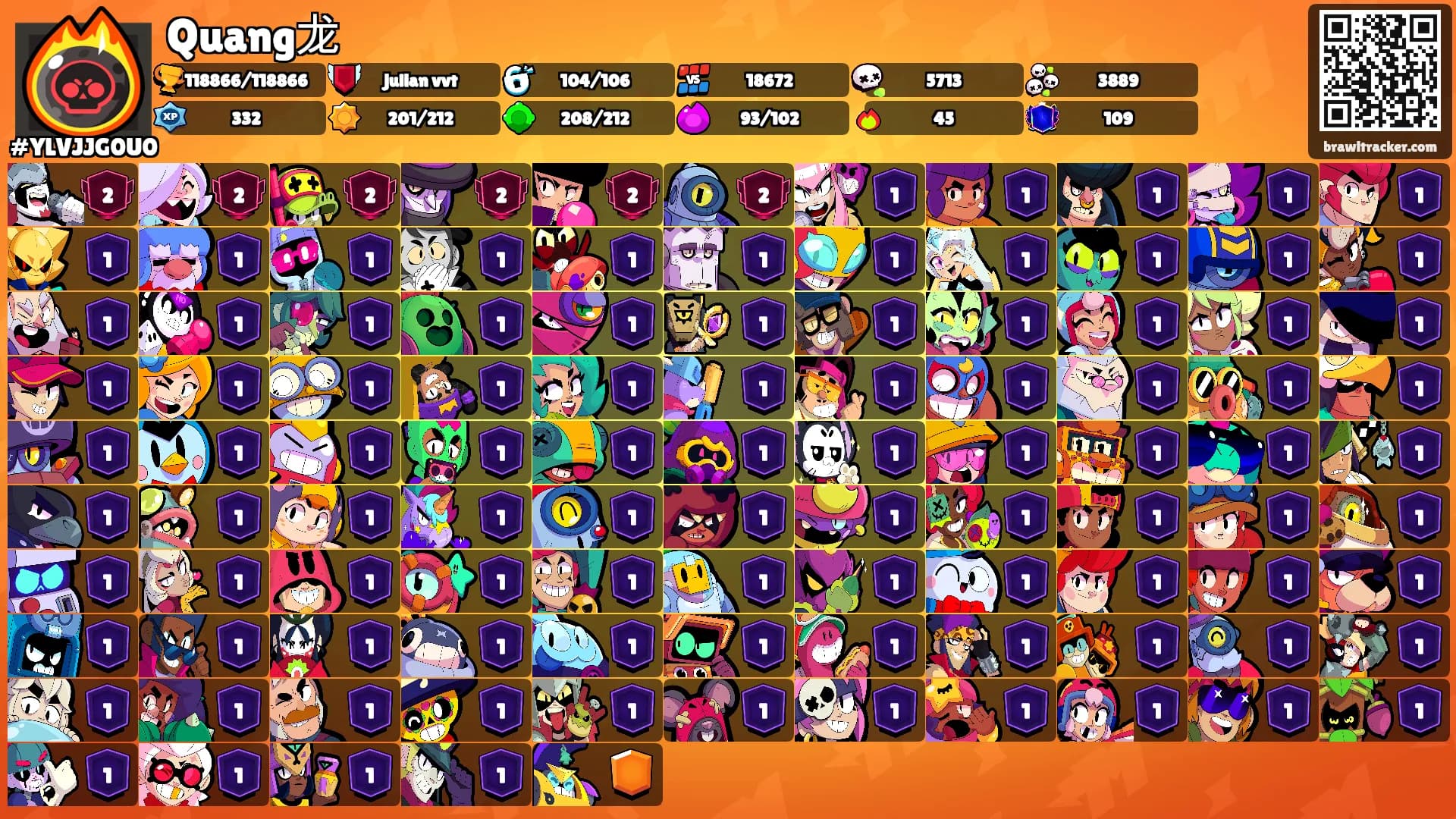 Quang龙's Ranks