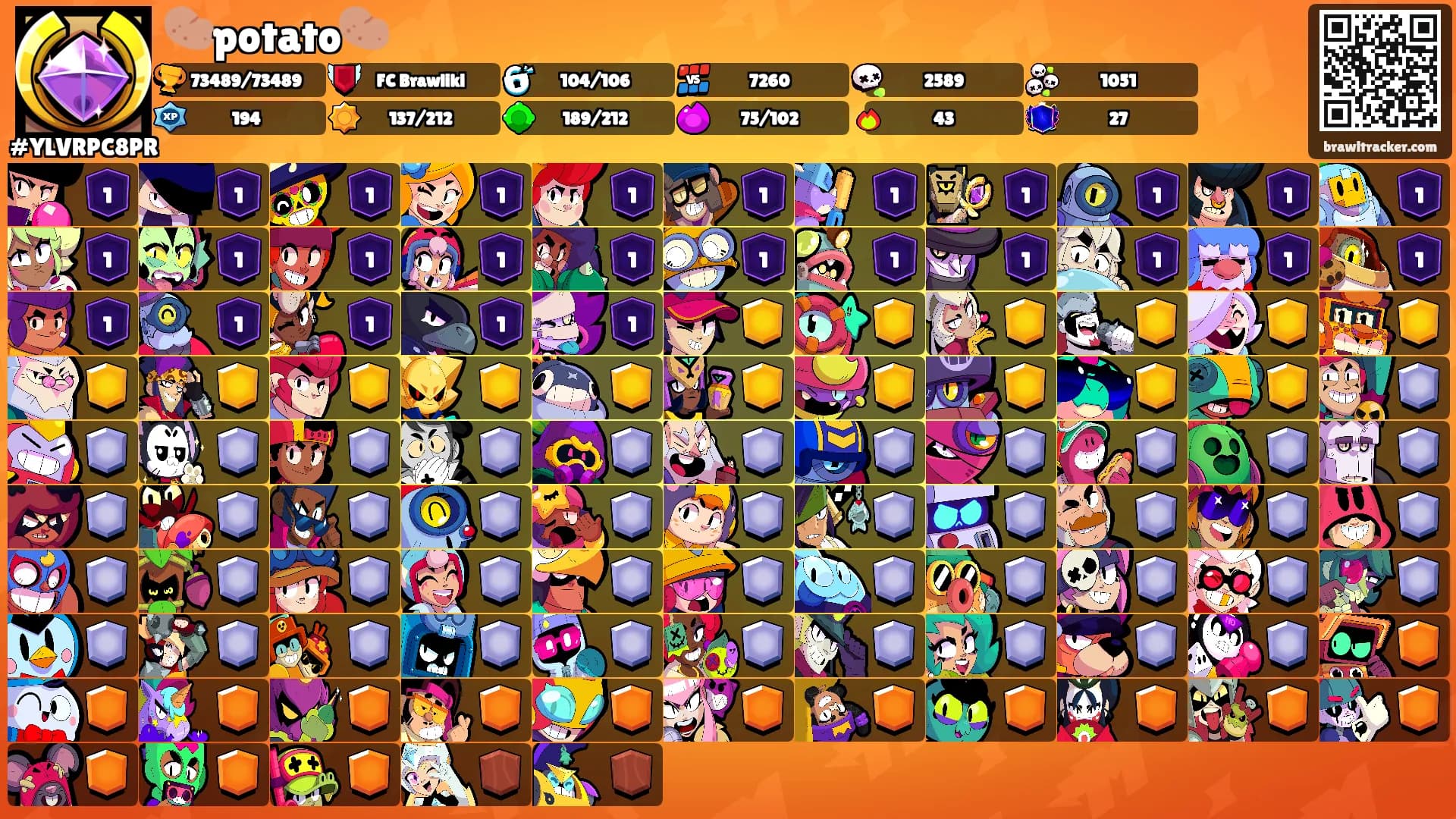🥔potato🥔's Ranks