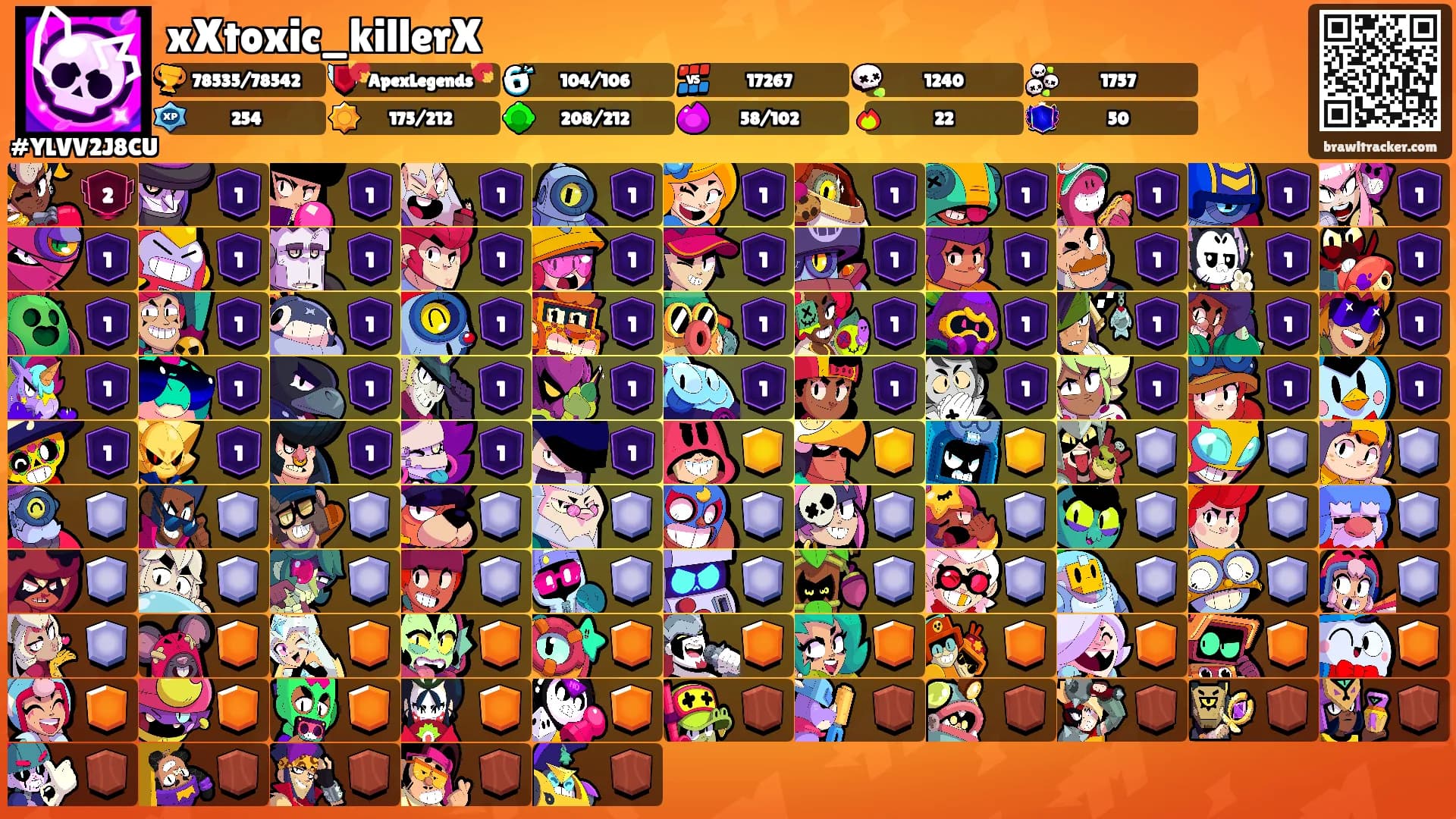 xXtoxic_killerX's Ranks