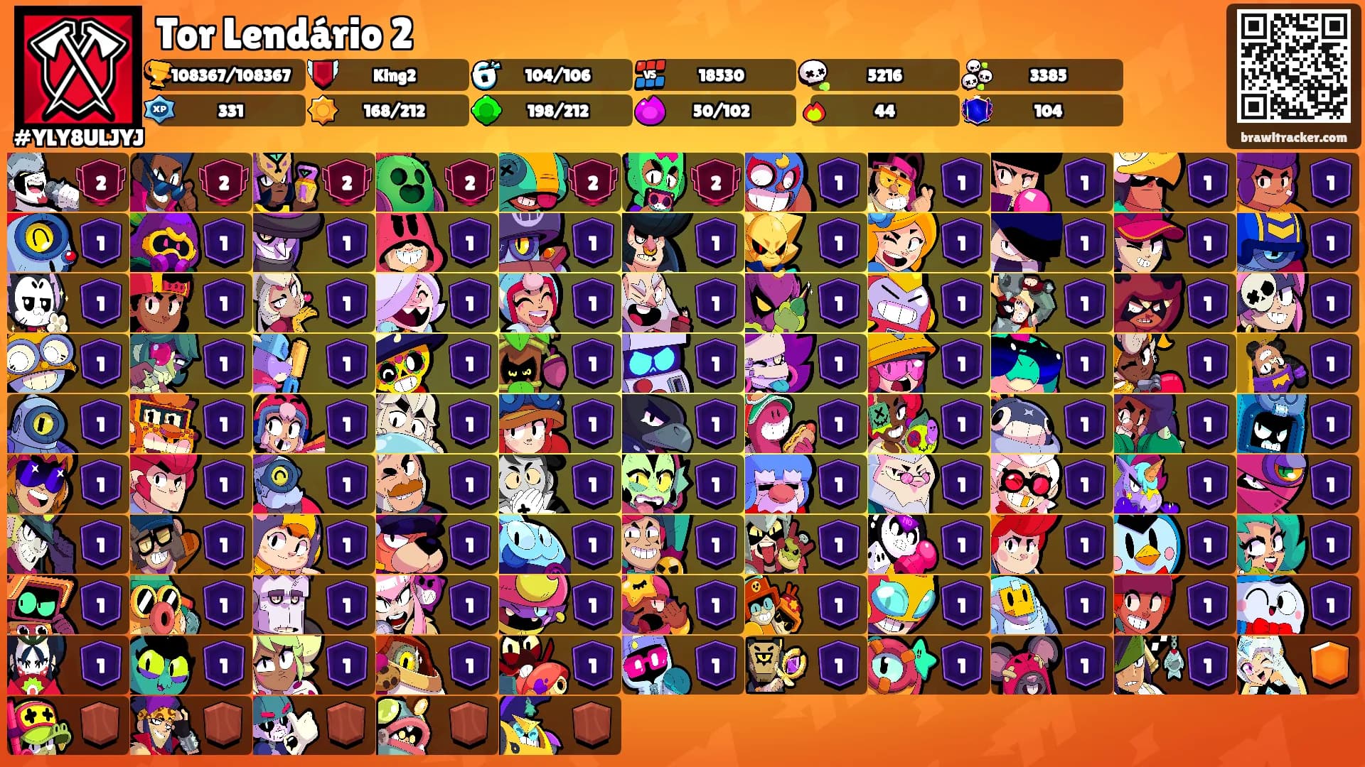 Tor Lendário 2's Ranks