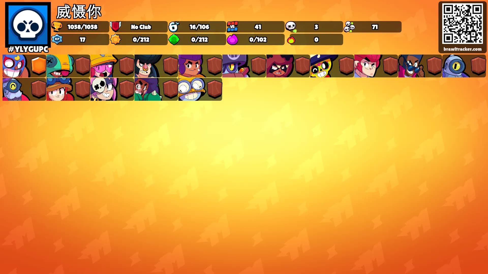 威慑你's Ranks