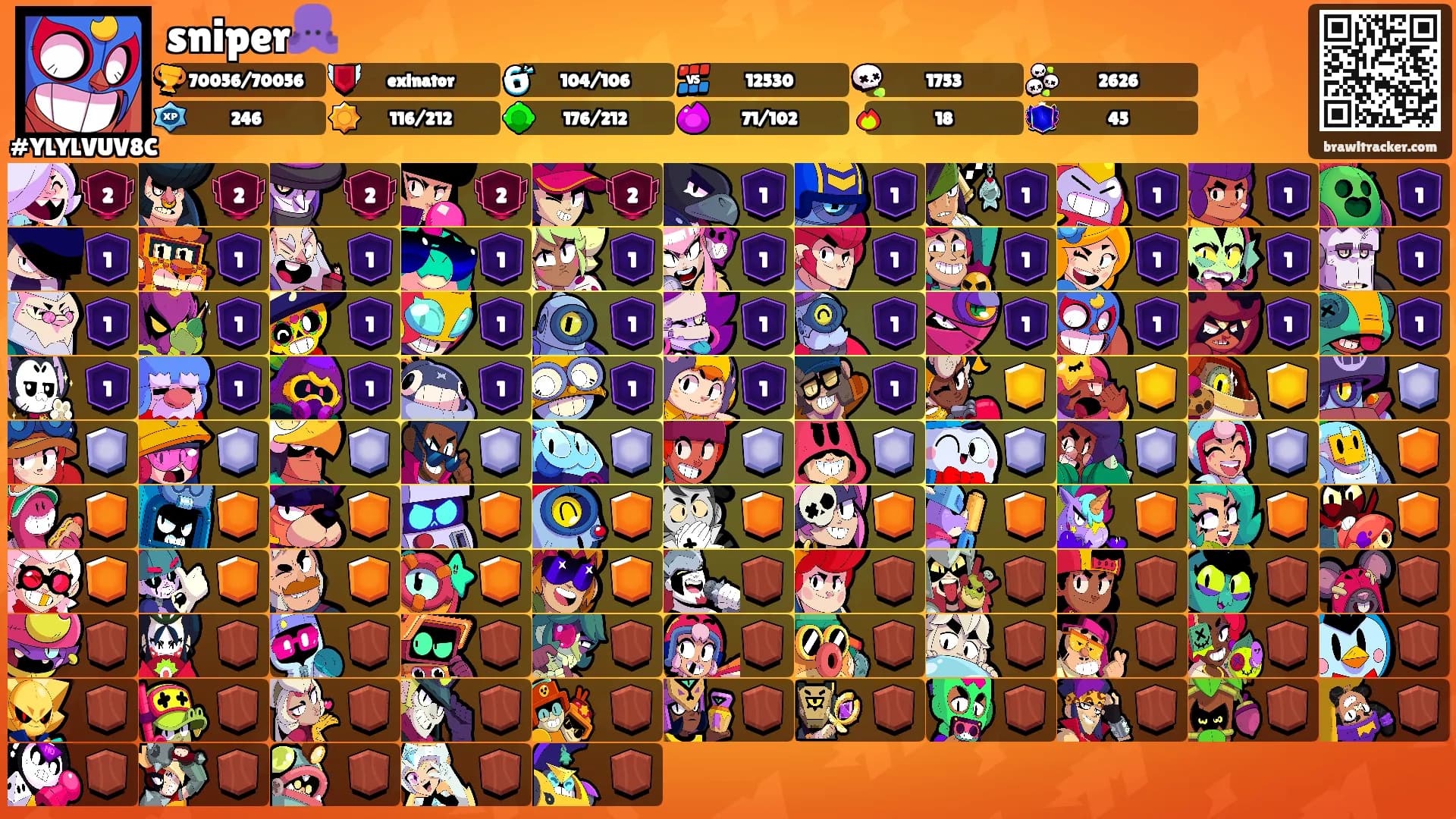 sniper🐙's Ranks
