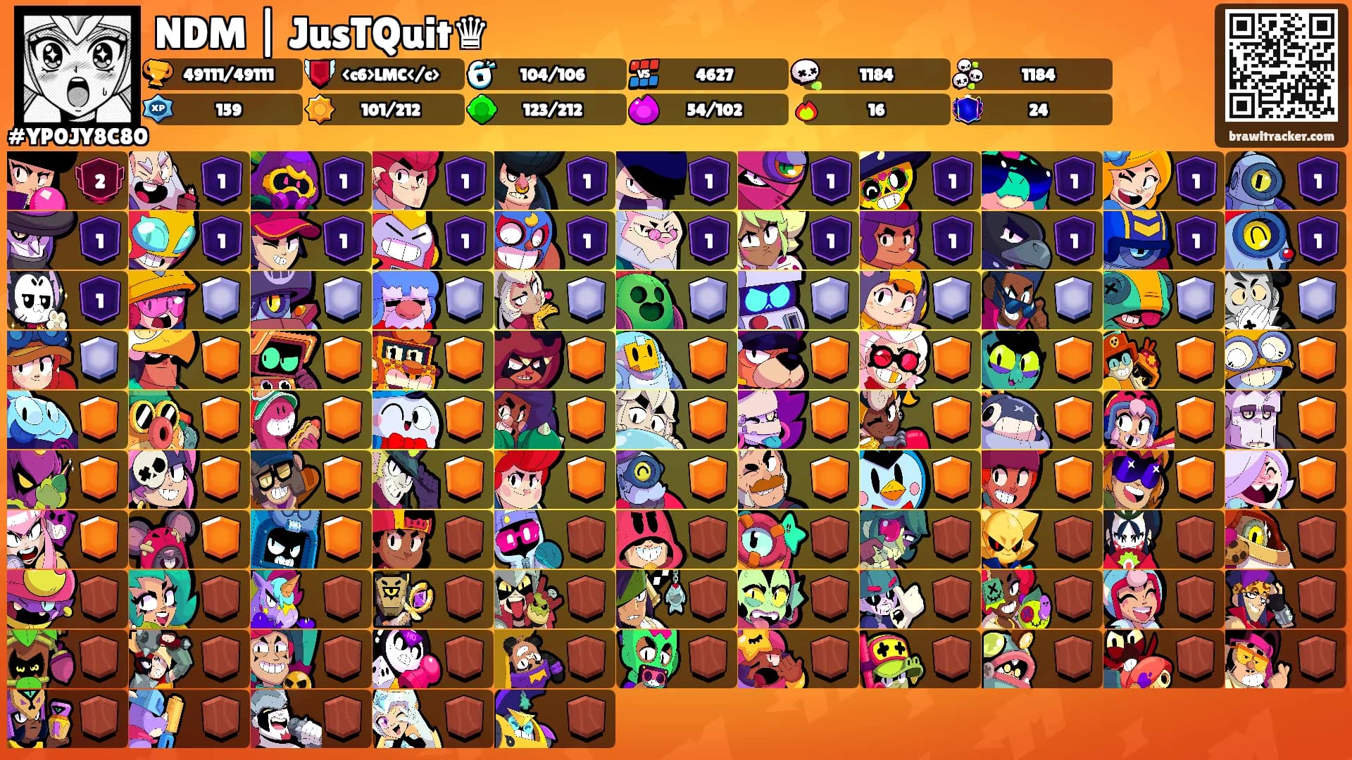 NDM | JusTQuit♛'s Ranks