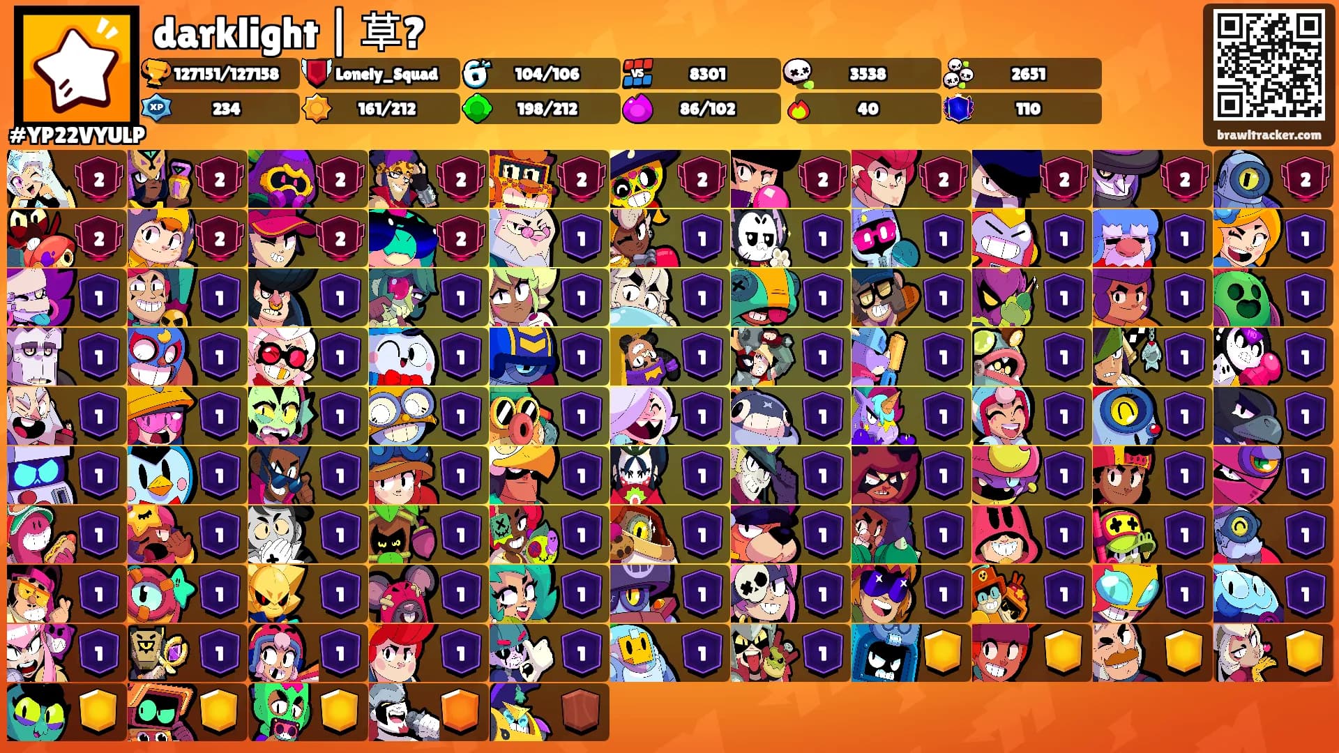 darklight | 草?'s Ranks