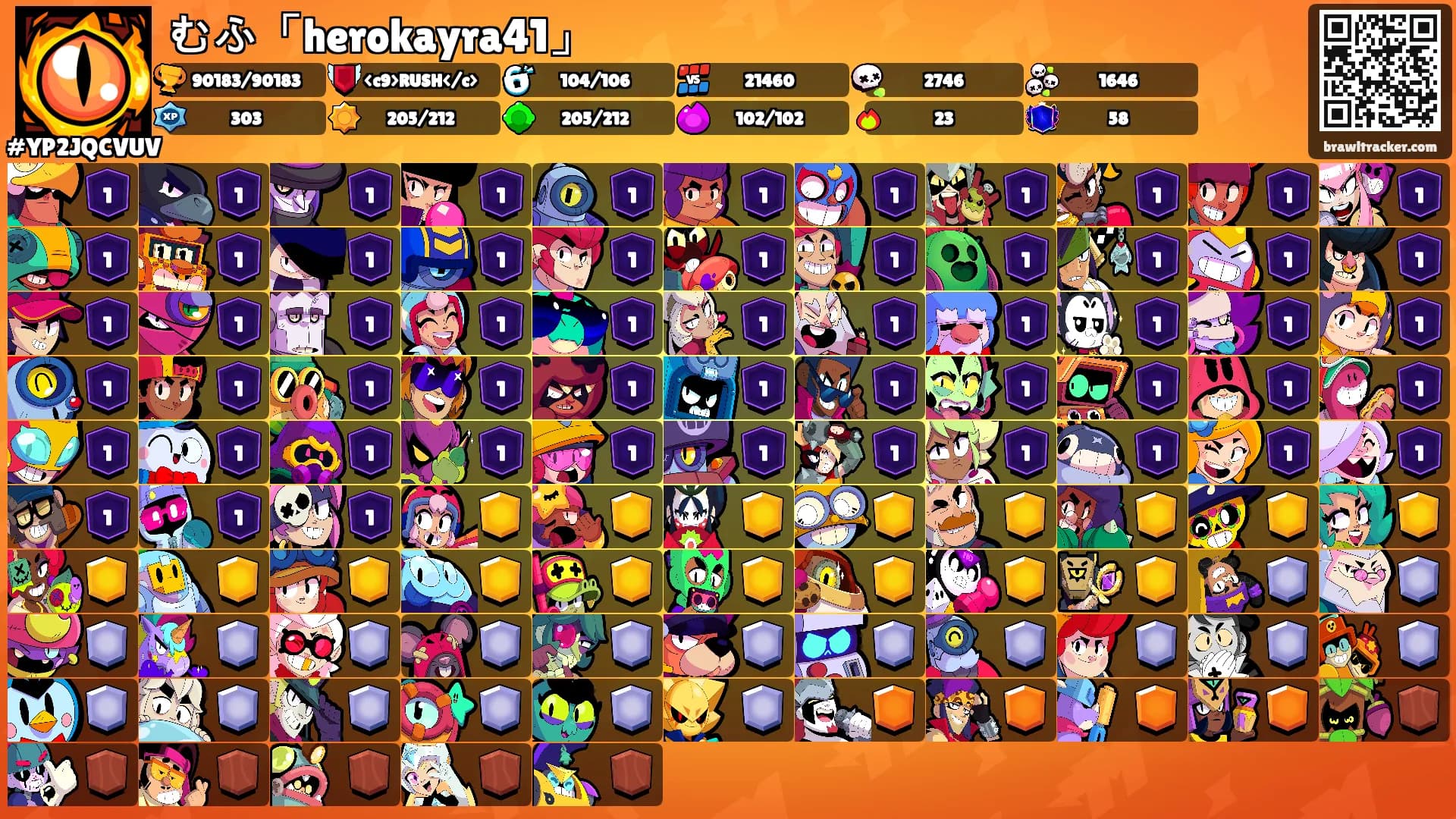 むふ「herokayra41」's Ranks