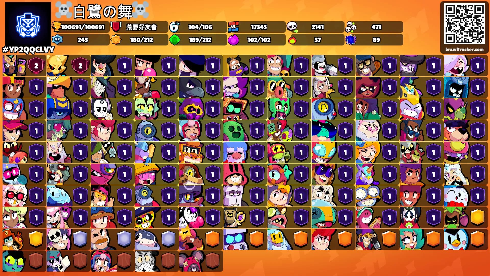 ☠️白鷺の舞☠️'s Ranks