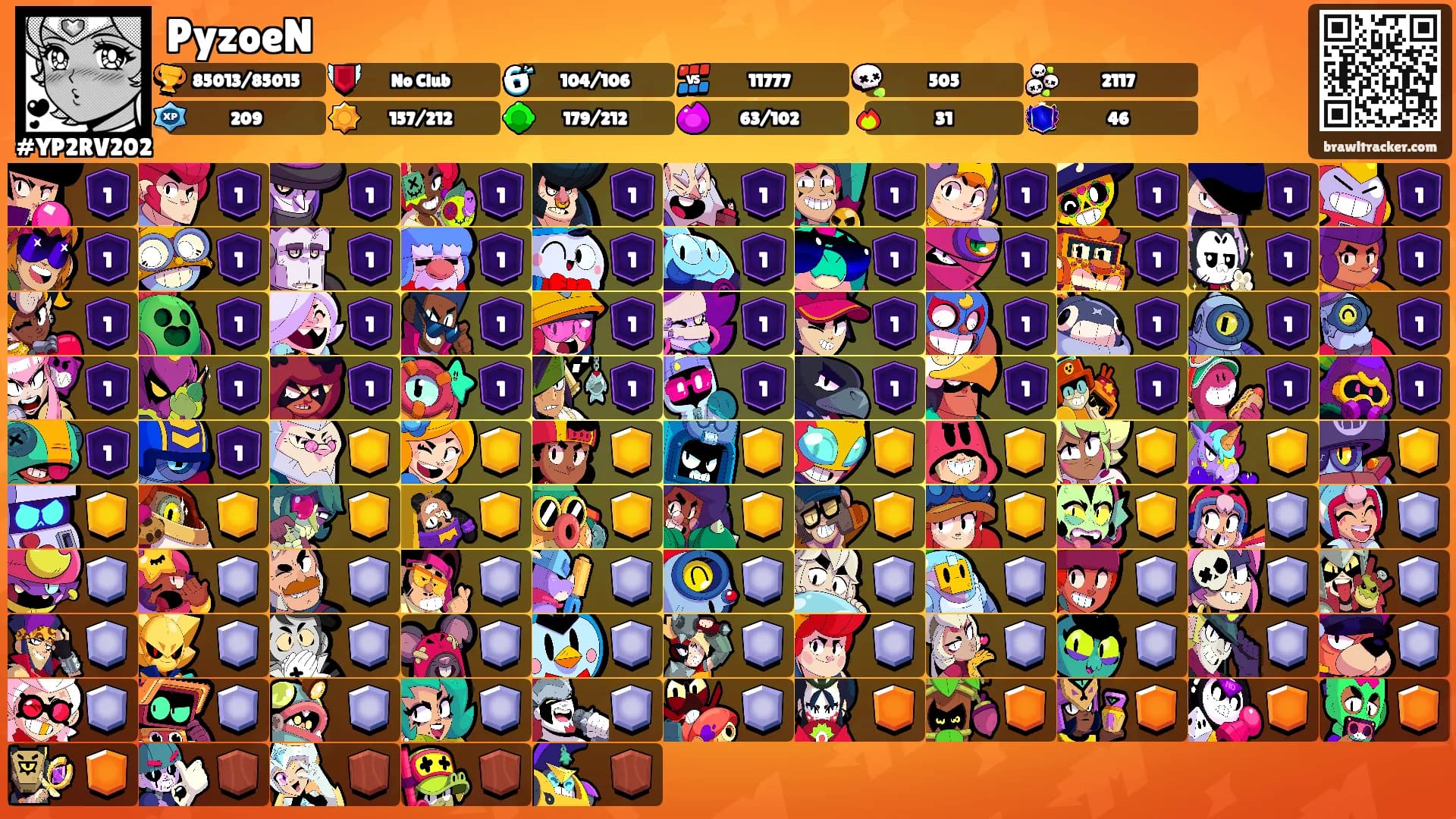 PyzoeN's Ranks