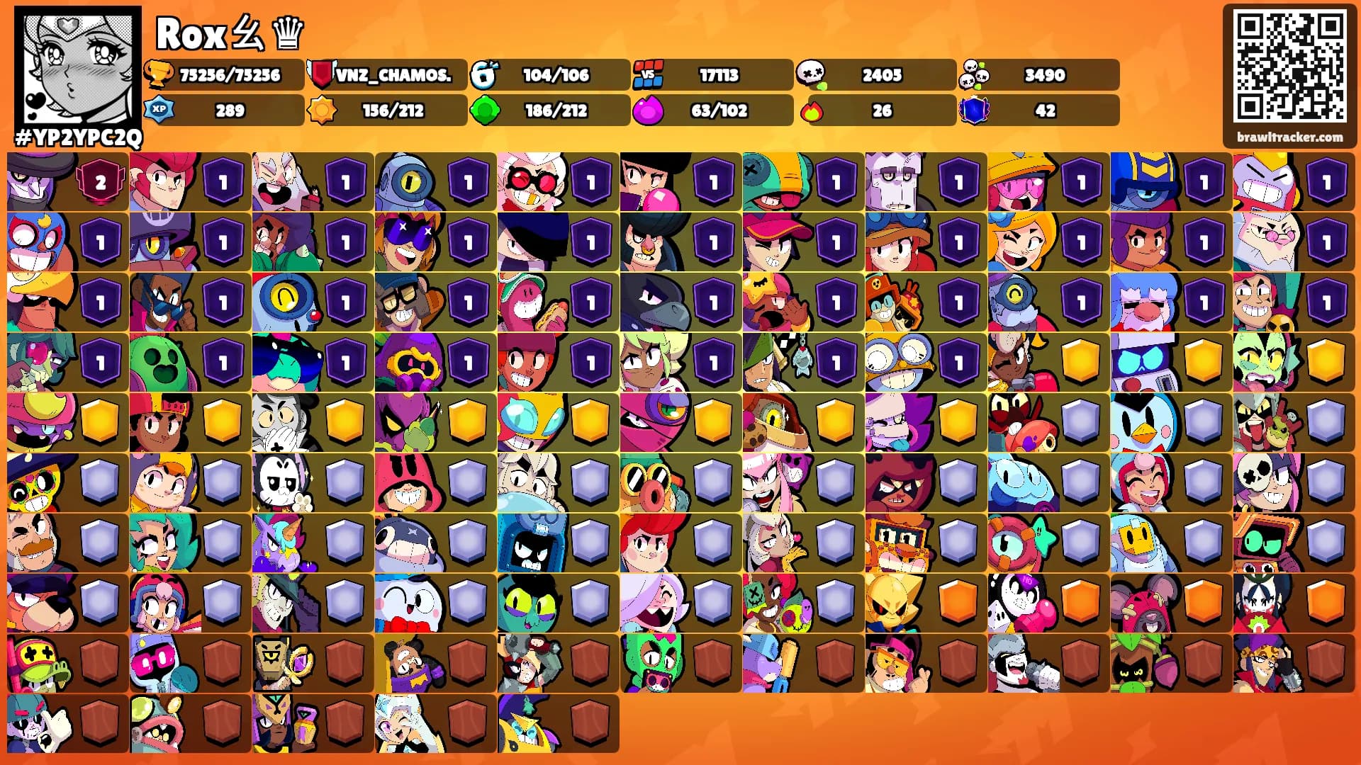 Roxㄠ♛'s Ranks