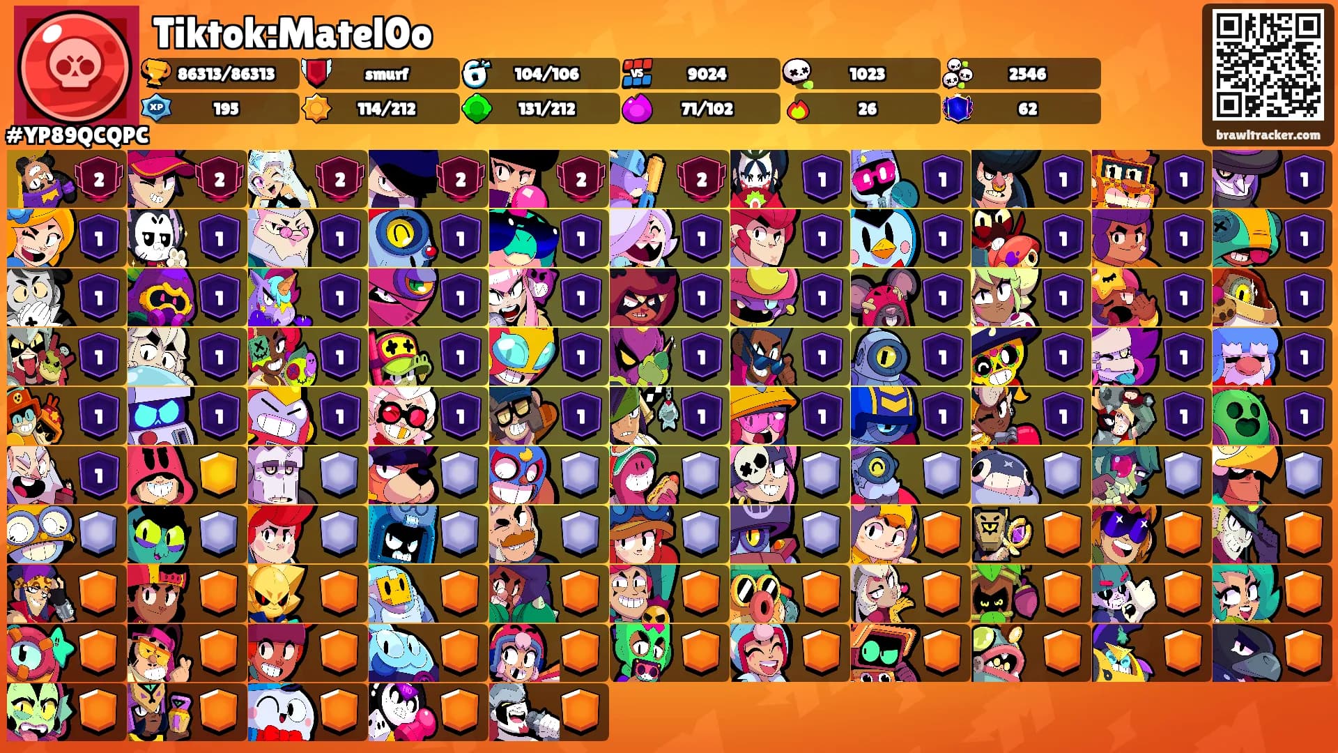 Tiktok:Matel0o's Ranks