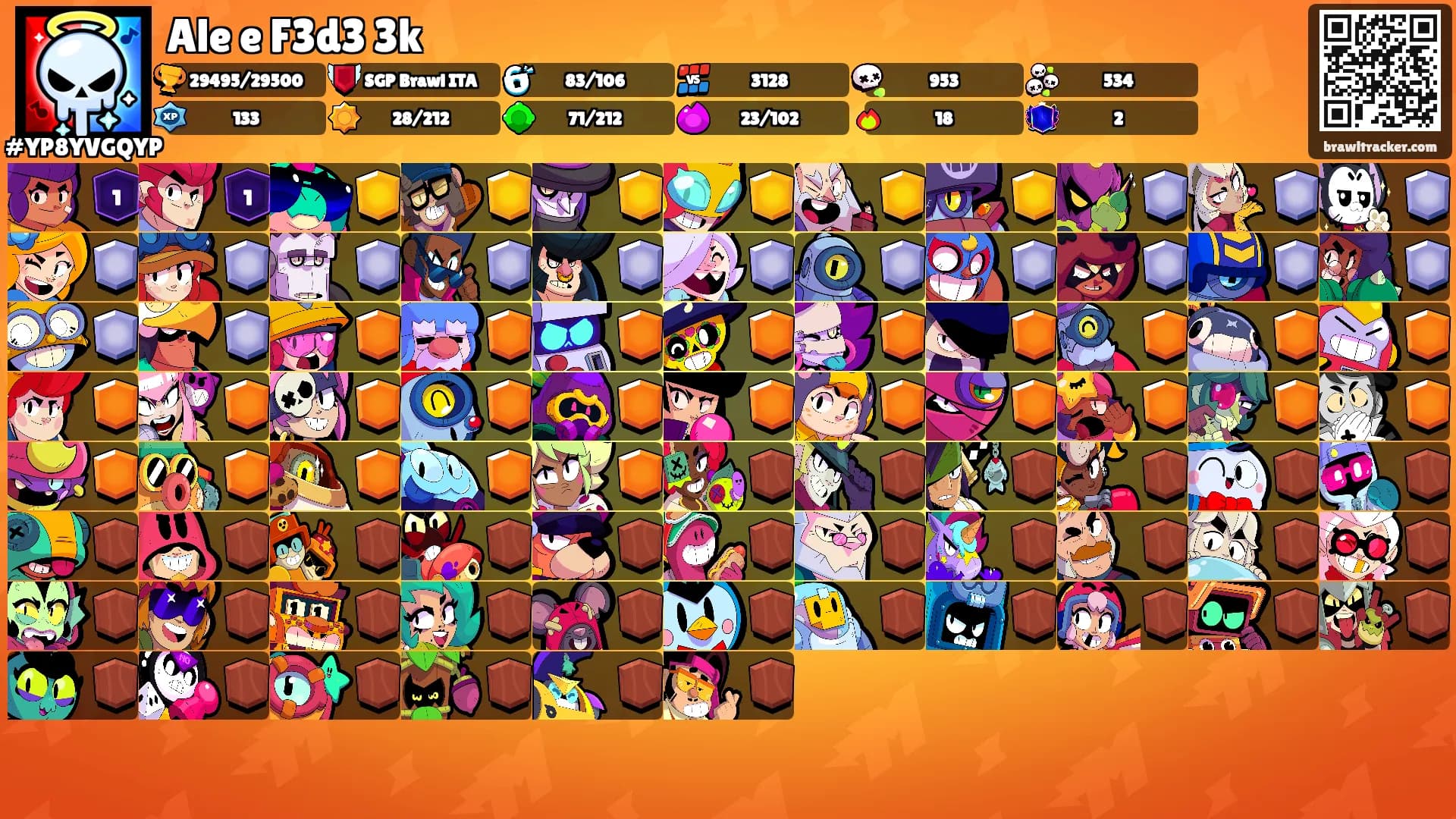 Ale e F3d3 3k's Ranks