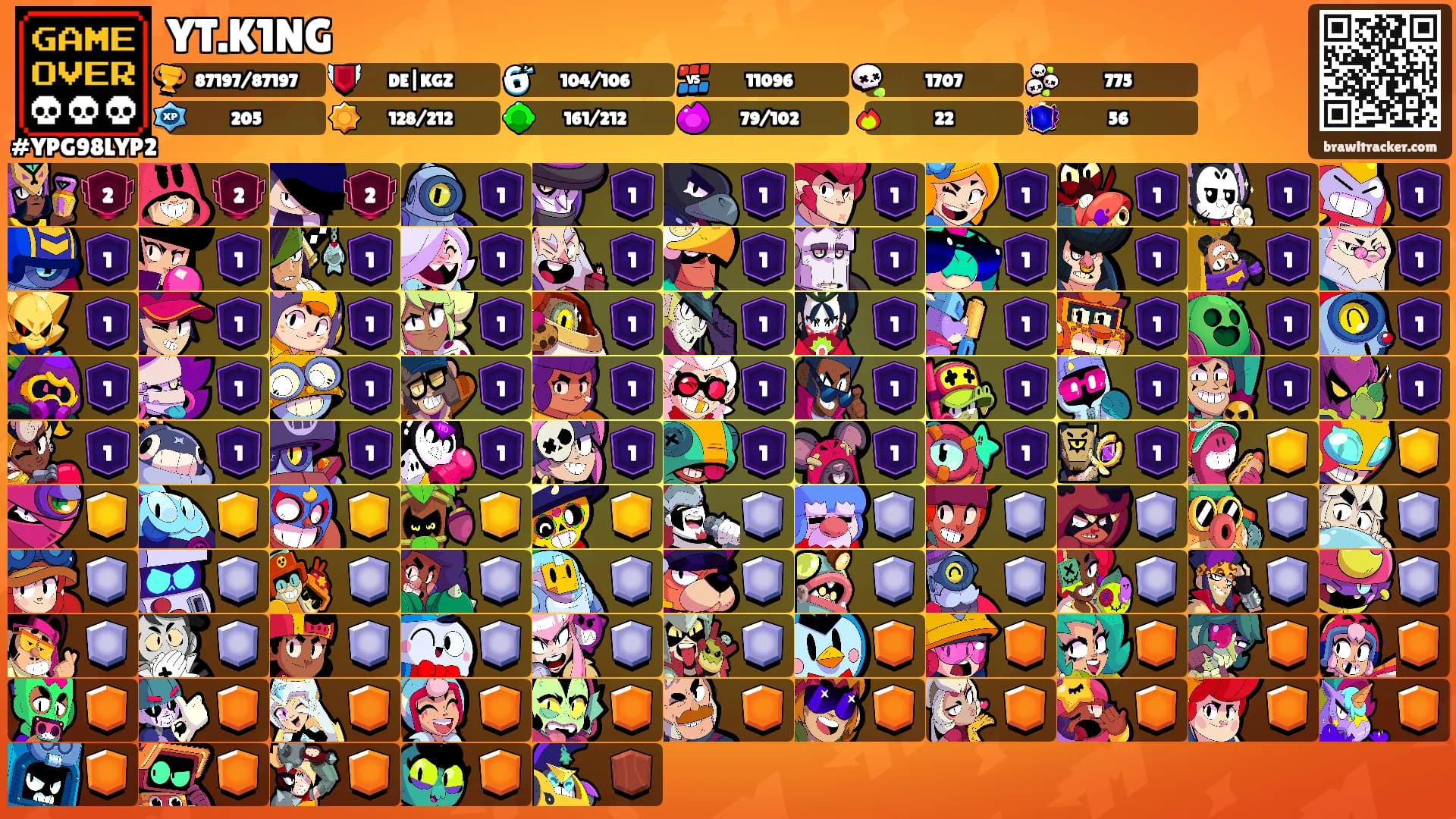 YT.K1NG's Ranks
