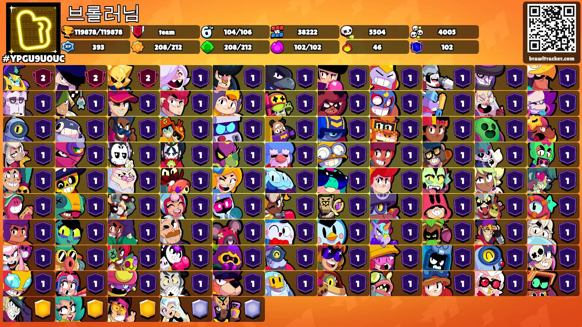 브롤러님's Ranks